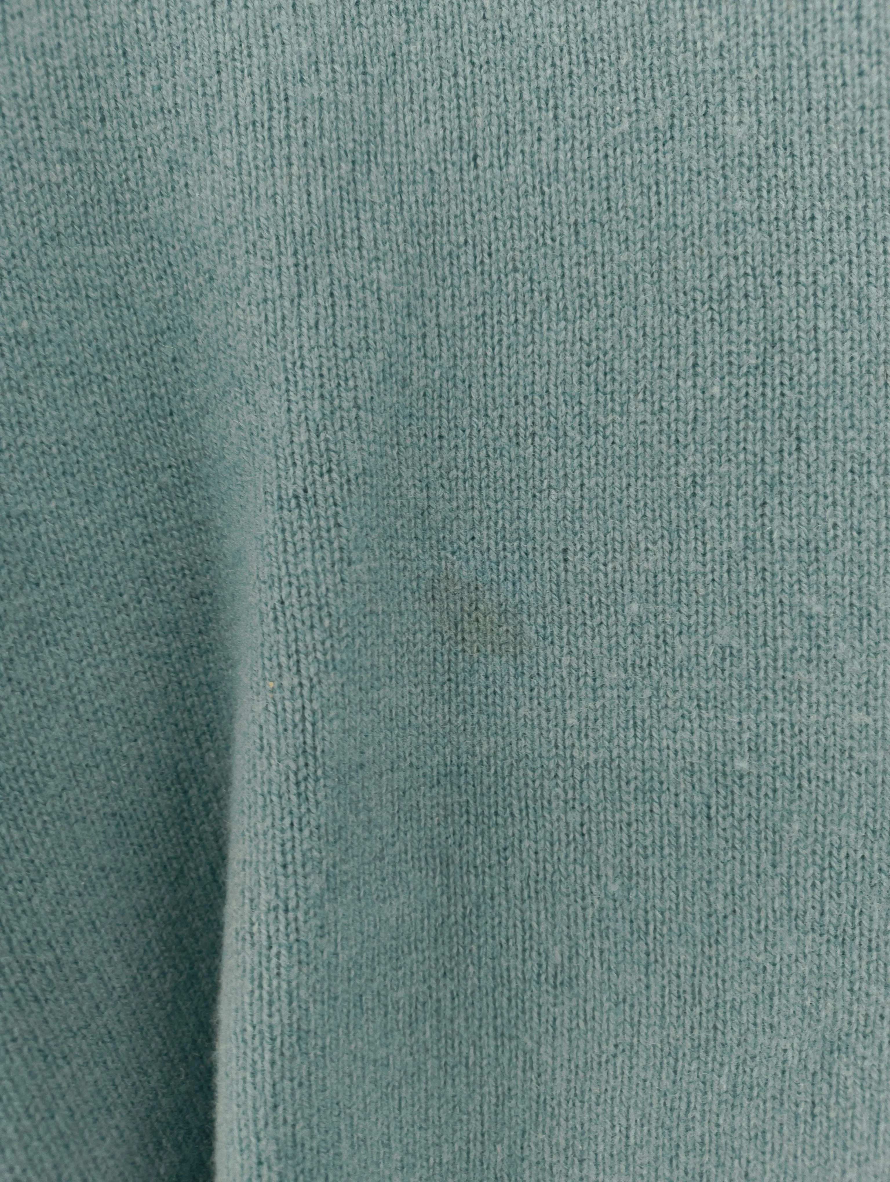 Uniqlo Women's Jumper XS Blue 100% Wool Crew Neck Pullover - Image 5