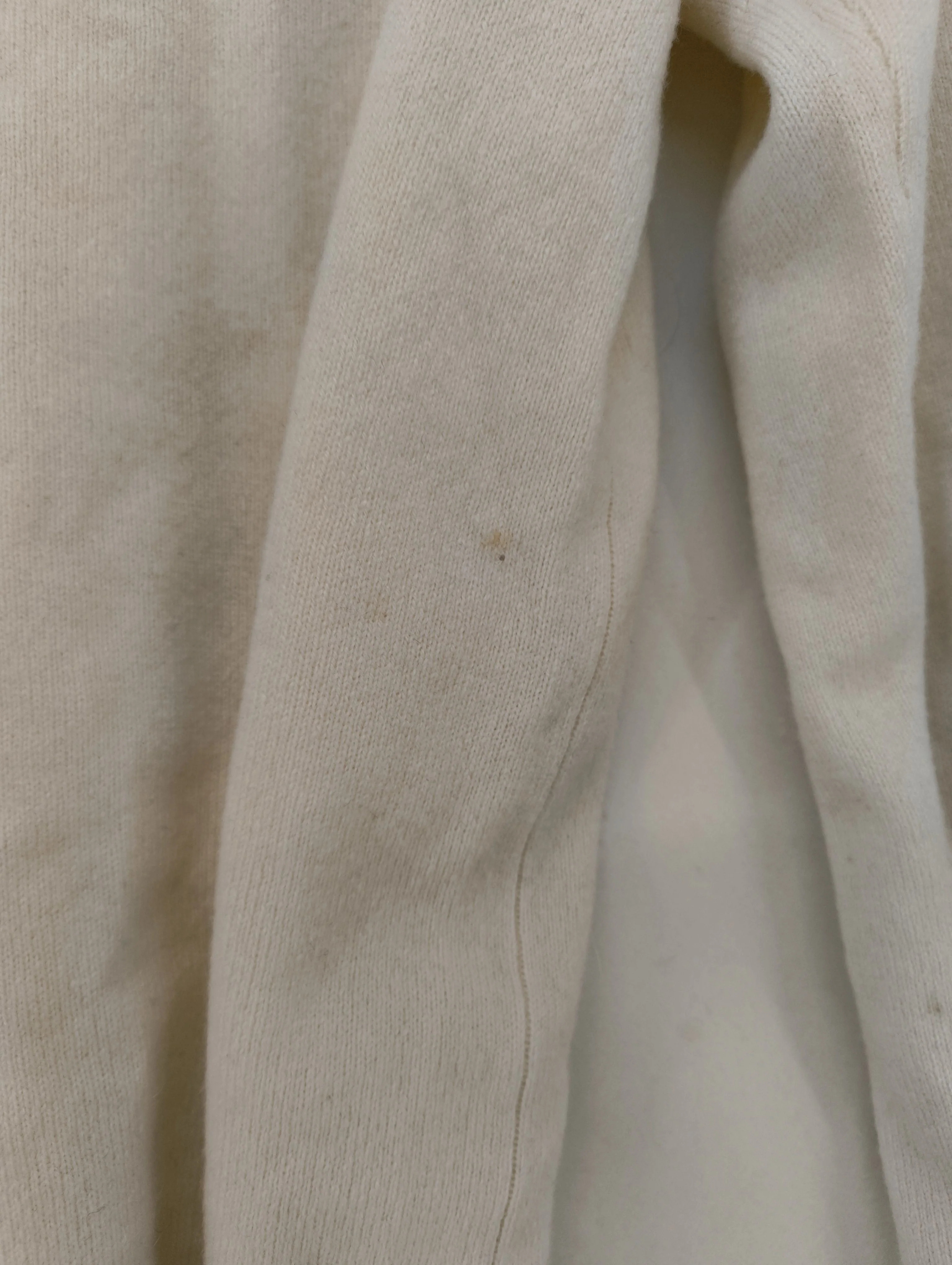 Uniqlo Women's Jumper XS Cream 100% Cashmere Roll Neck Pullover - Image 5
