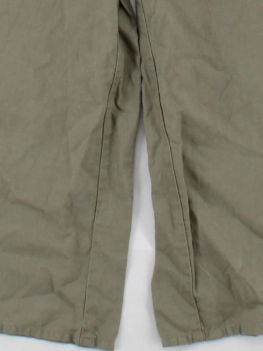 Uniqlo Women's Jumpsuit M Green 100% Other Wide-Leg Jumpsuit - Image 4