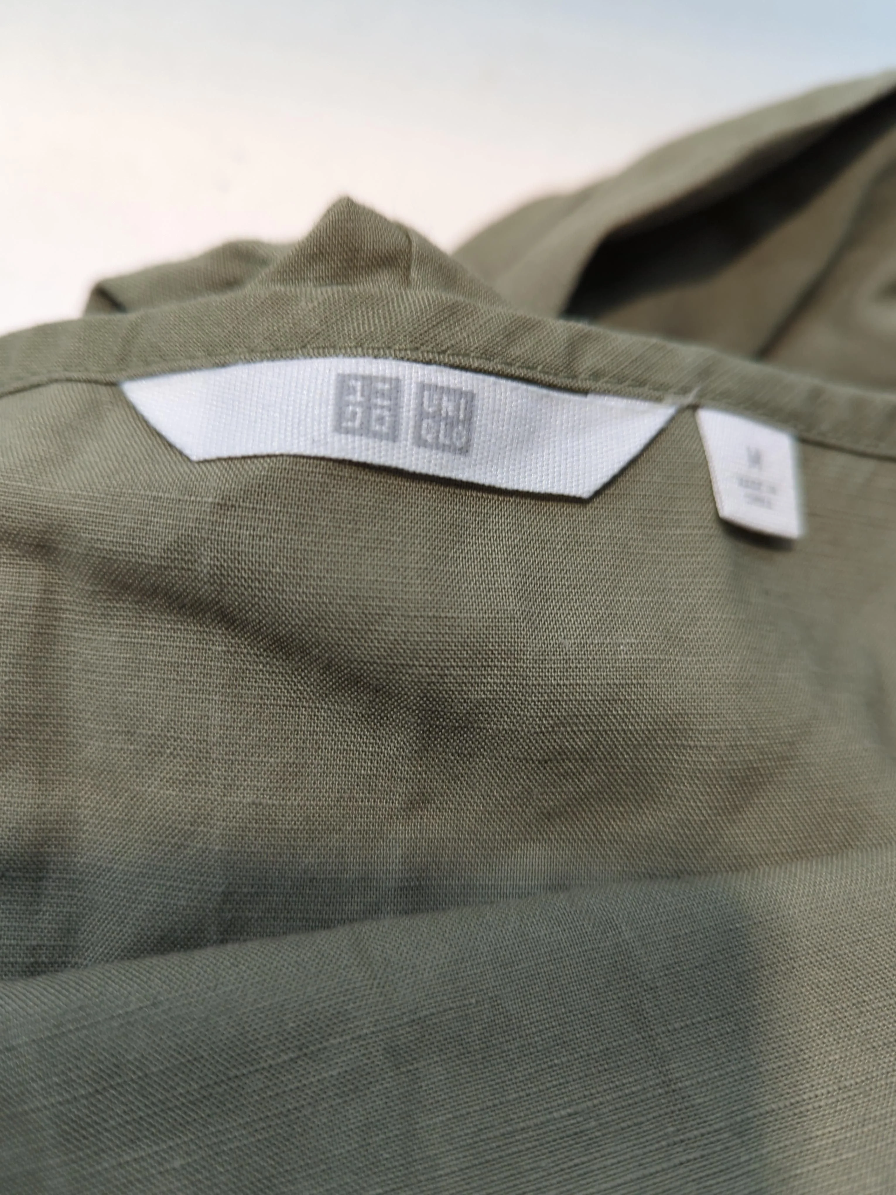 Uniqlo Women's Jumpsuit M Green 100% Other Wide-Leg Jumpsuit - Image 5