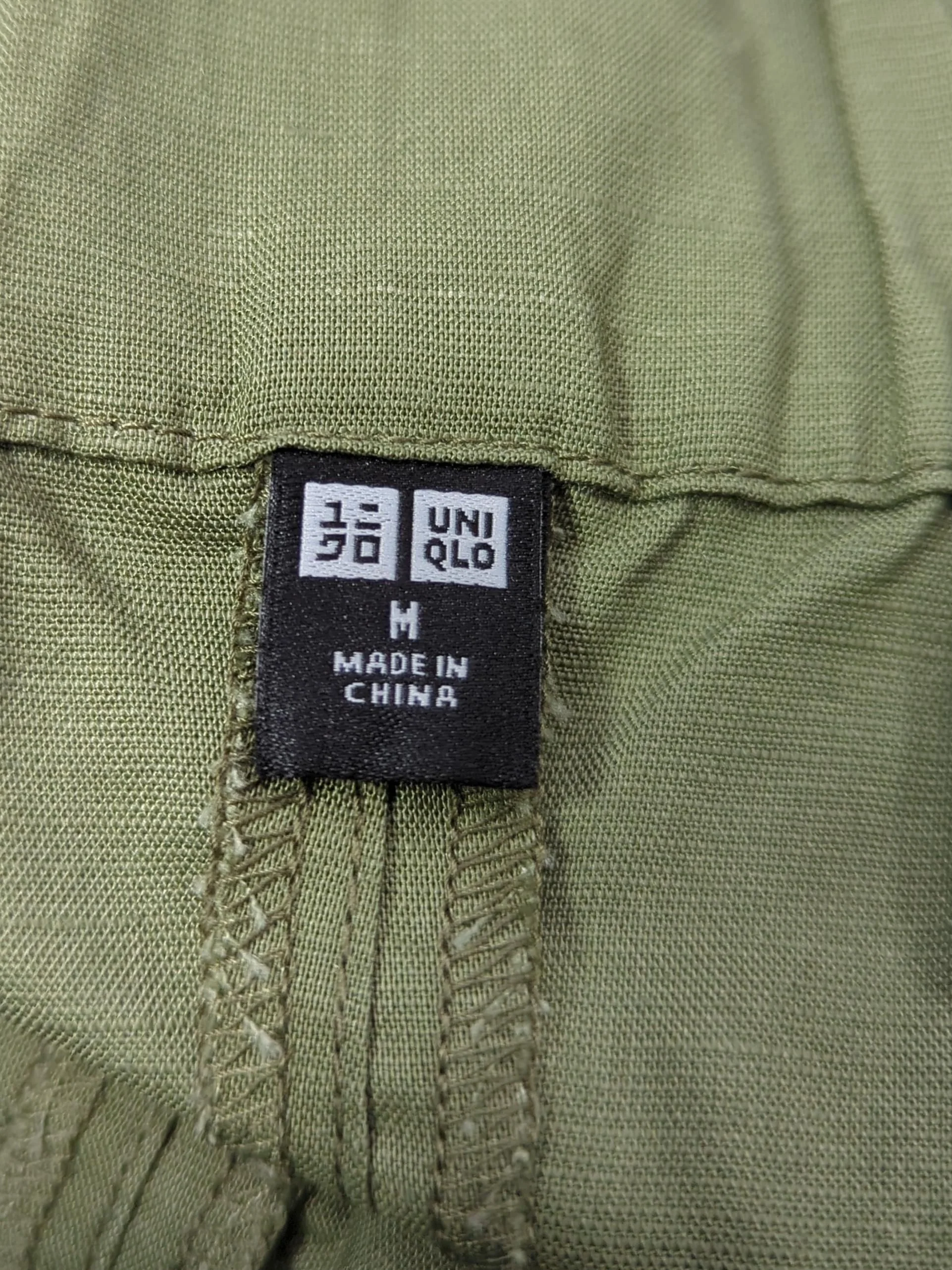 Uniqlo Women's Jumpsuit M Green Viscose with Linen, Polyester Wide-Leg Jumpsuit - Image 5