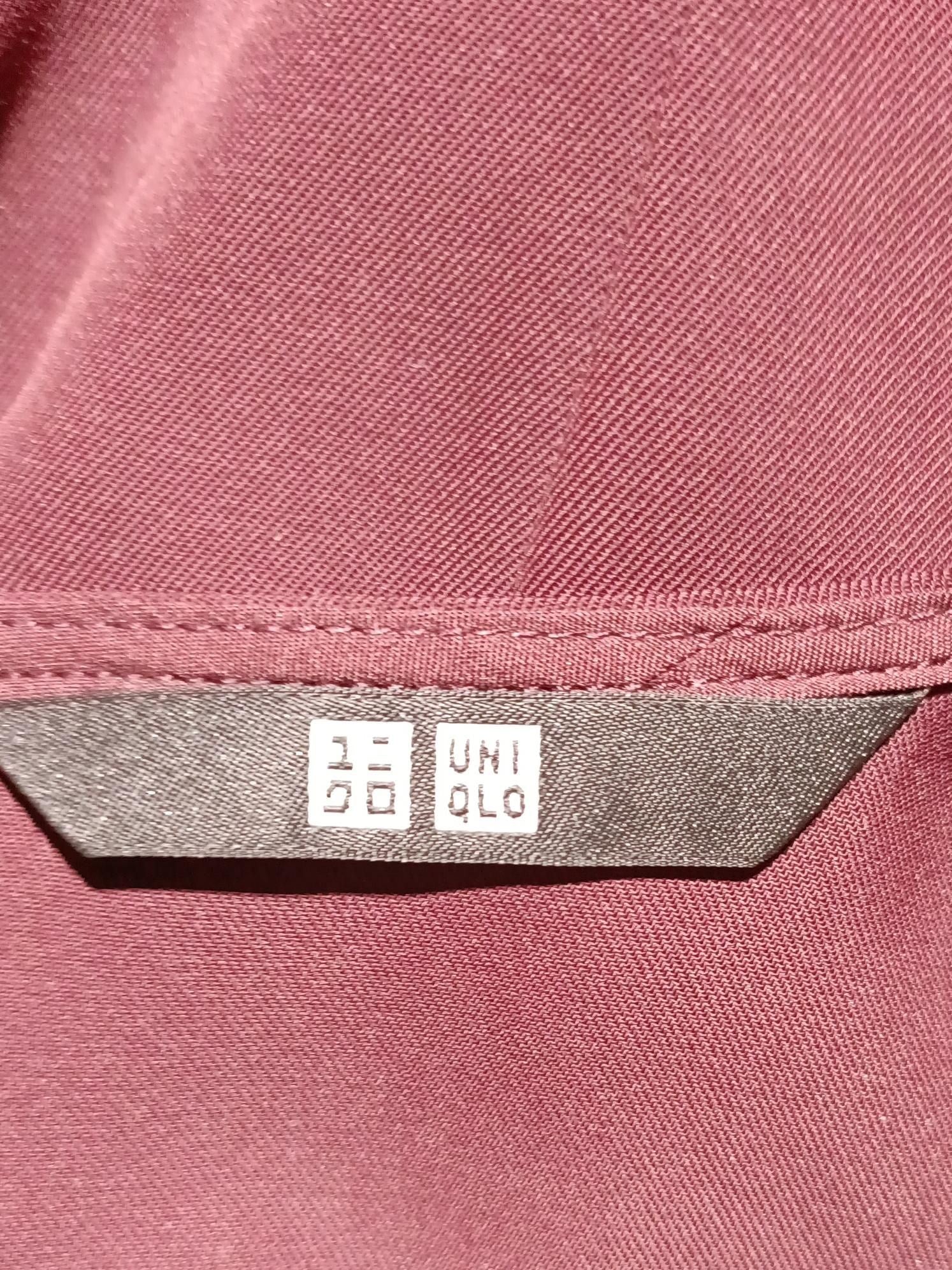 Uniqlo Women's Jumpsuit S Red Elastane with Polyester Wide-Leg Jumpsuit - Image 5
