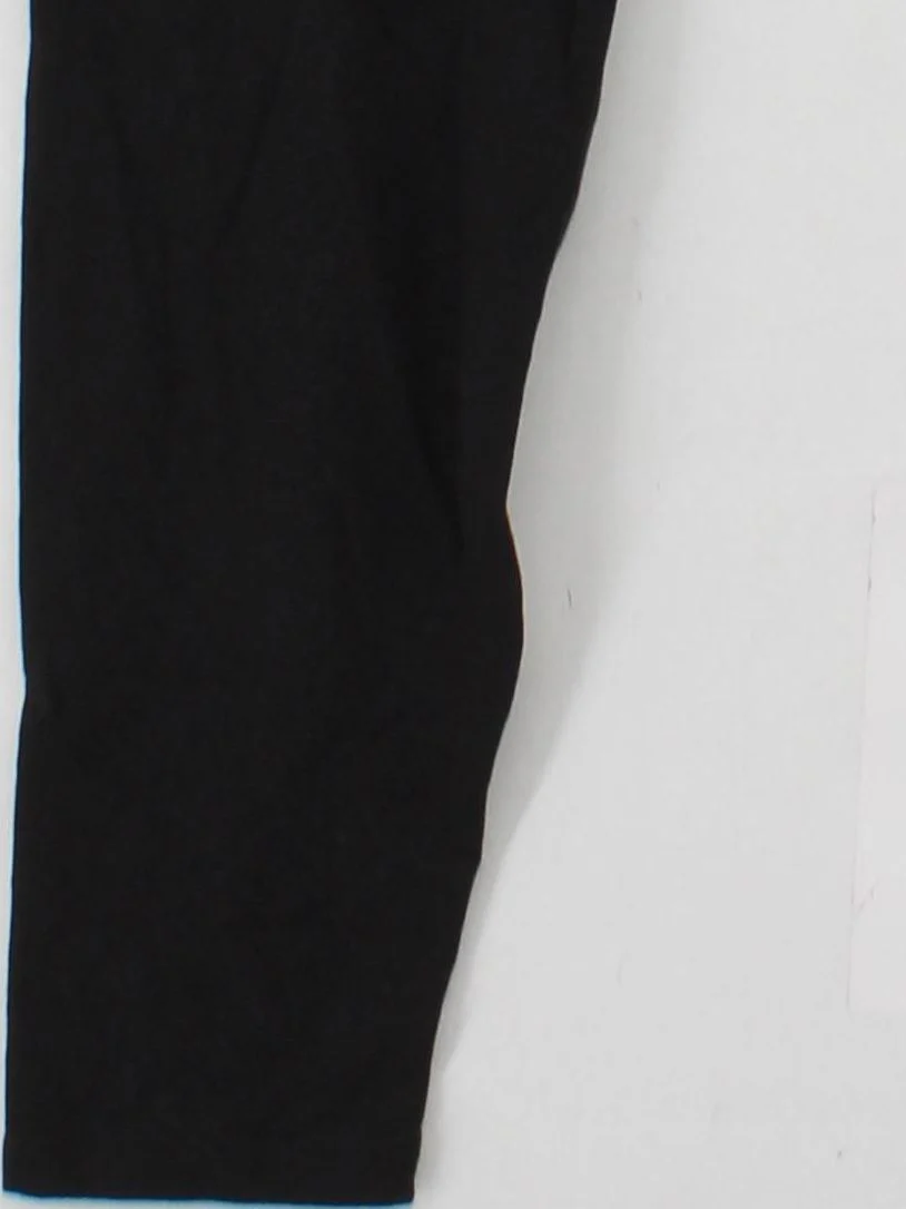 Uniqlo Women's Leggings L Black Cotton with Acrylic, Elastane Full length - Image 4