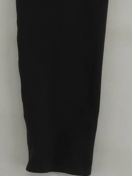 Uniqlo Women's Leggings L Black Polyester with Elastane Full length - Image 4