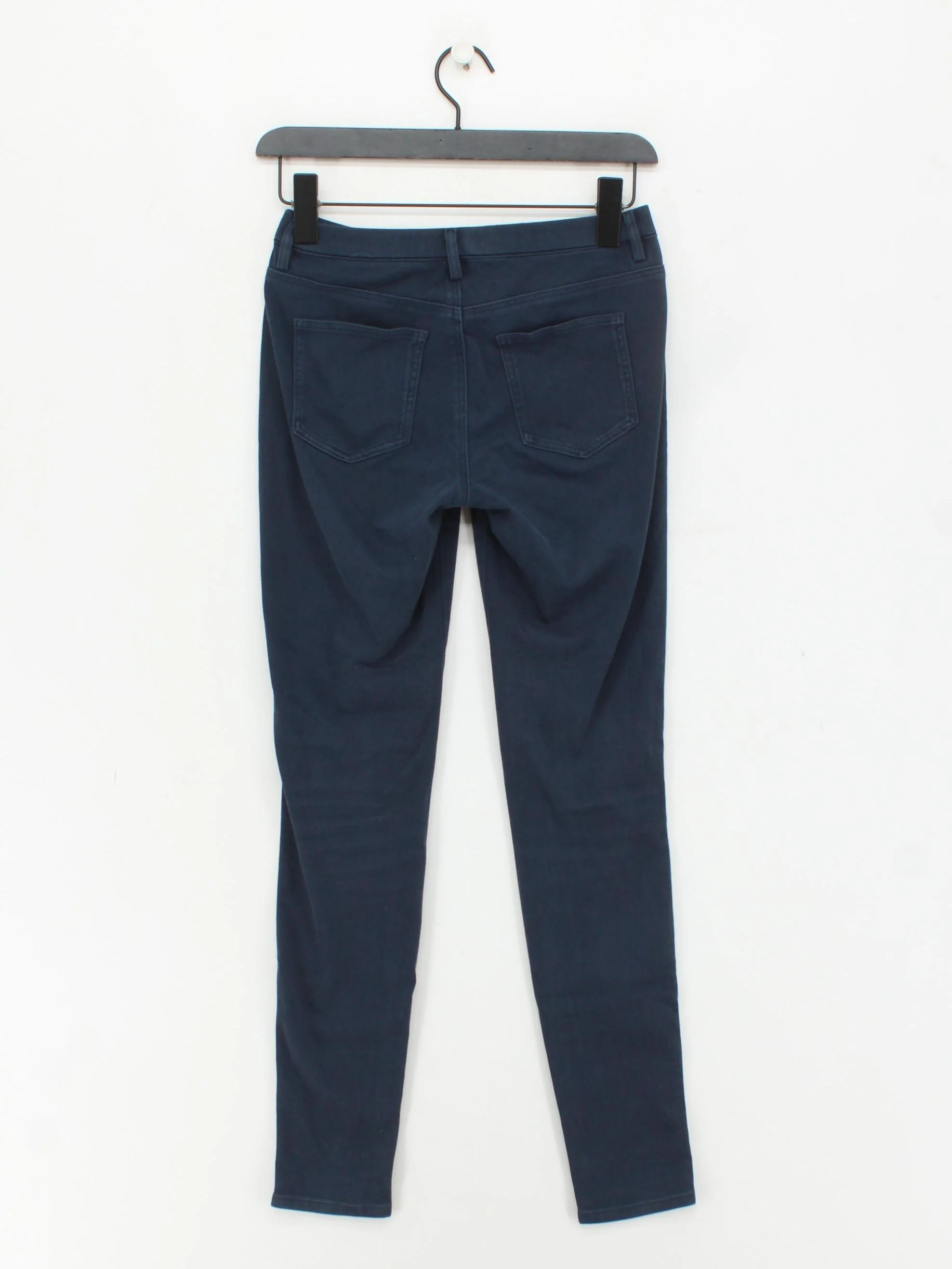 Uniqlo Women's Leggings XS Blue Cotton with Polyester, Elastane Jegging - Image 2