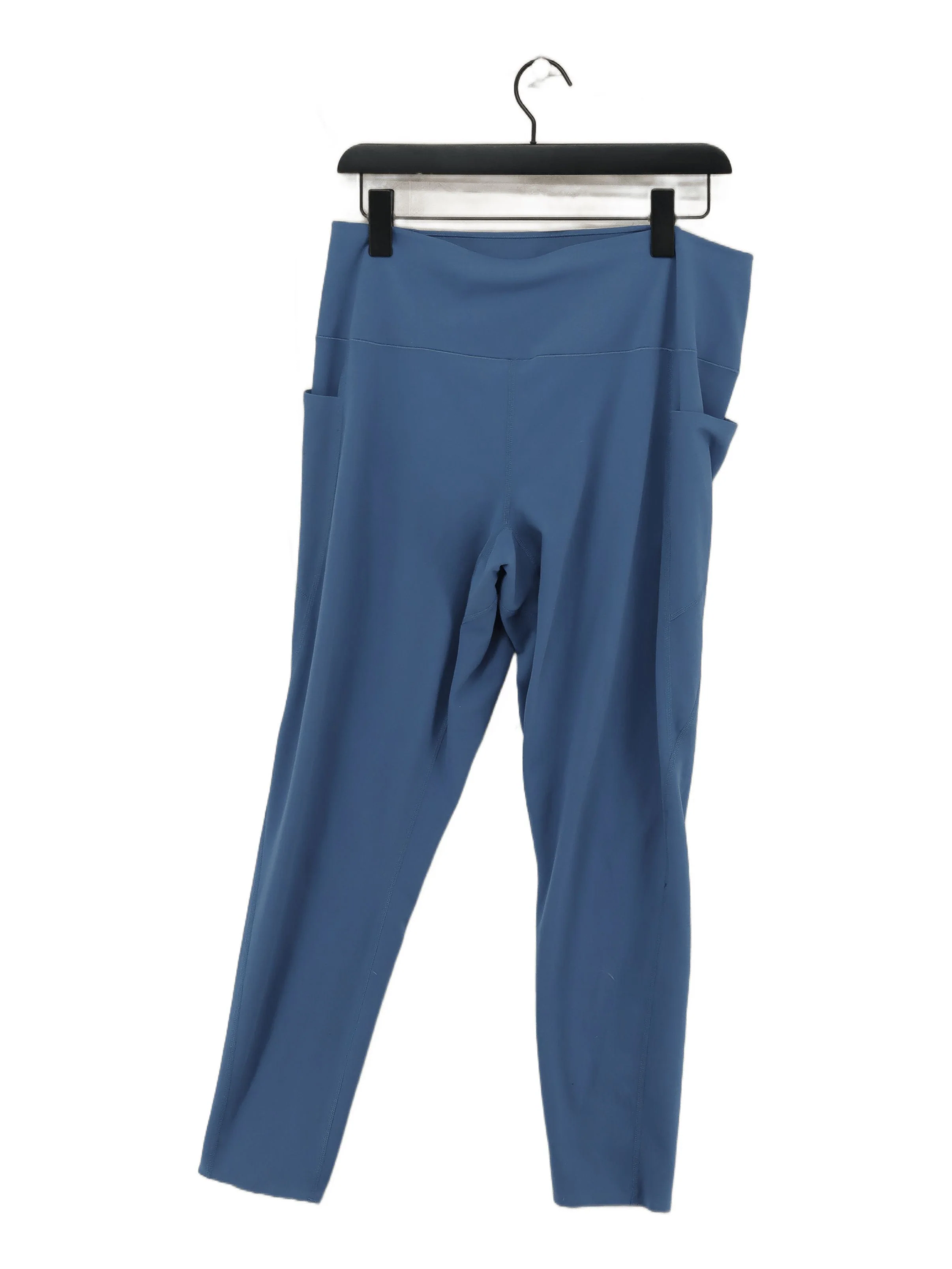 Uniqlo Women's Leggings XXL Blue Polyester with Elastane Full length