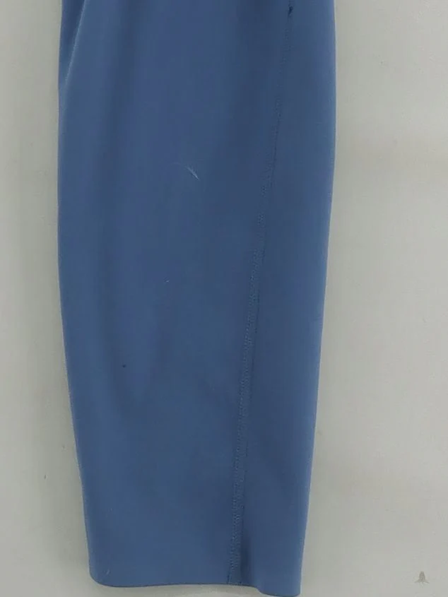 Uniqlo Women's Leggings XXL Blue Polyester with Elastane Full length - Image 4