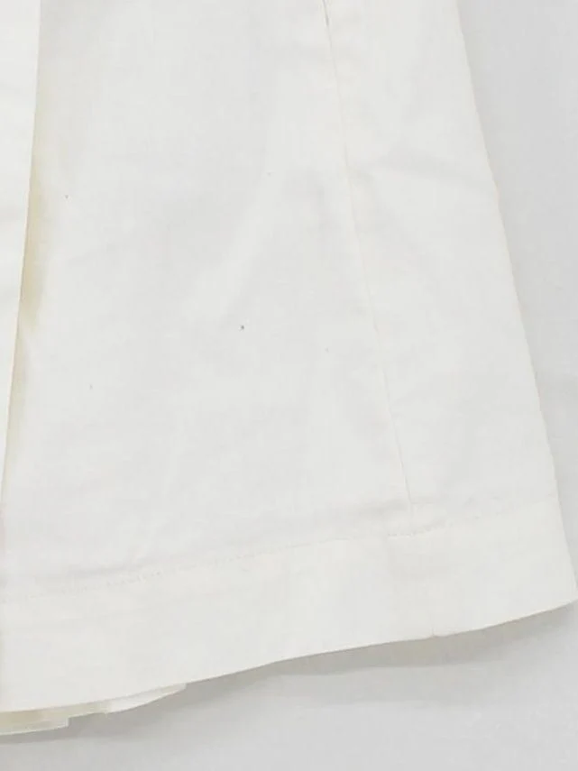 Uniqlo Women's Mini Skirt S White Linen New with tags - Image 4