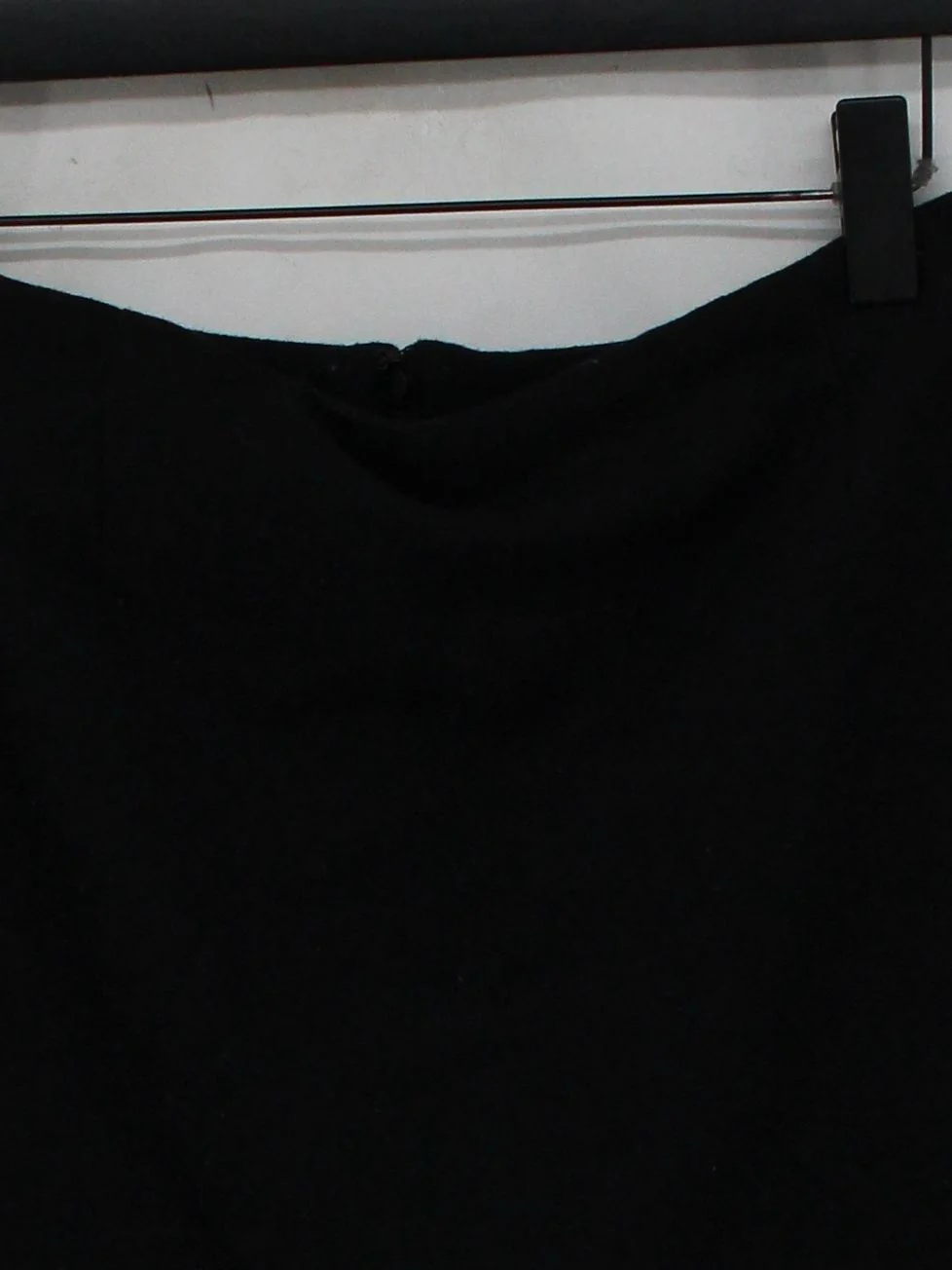 Uniqlo Women's Mini Skirt W 28 in Black Polyester with Wool Short Mini - Image 3