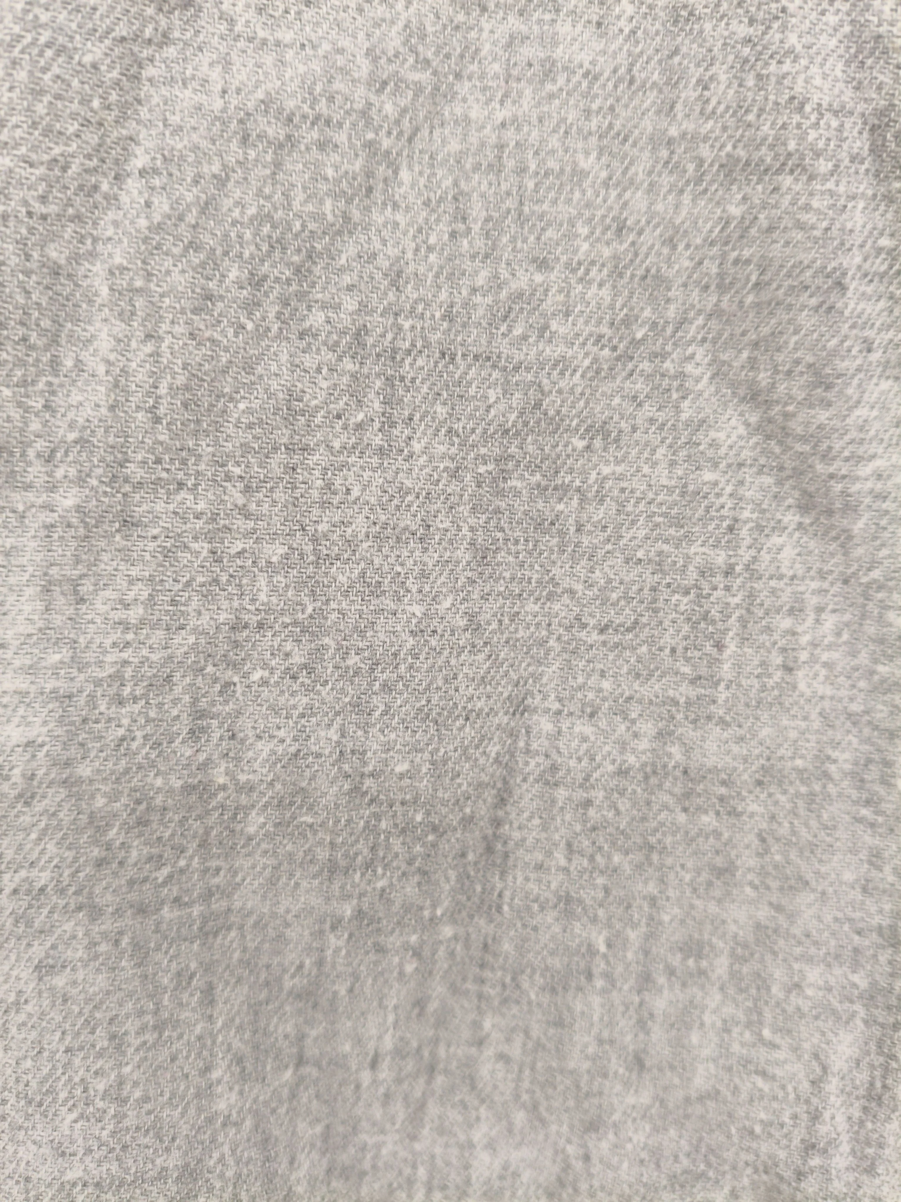 Uniqlo Women's Shirt L Grey 100% Cotton Long Sleeve Collared Basic - Image 6