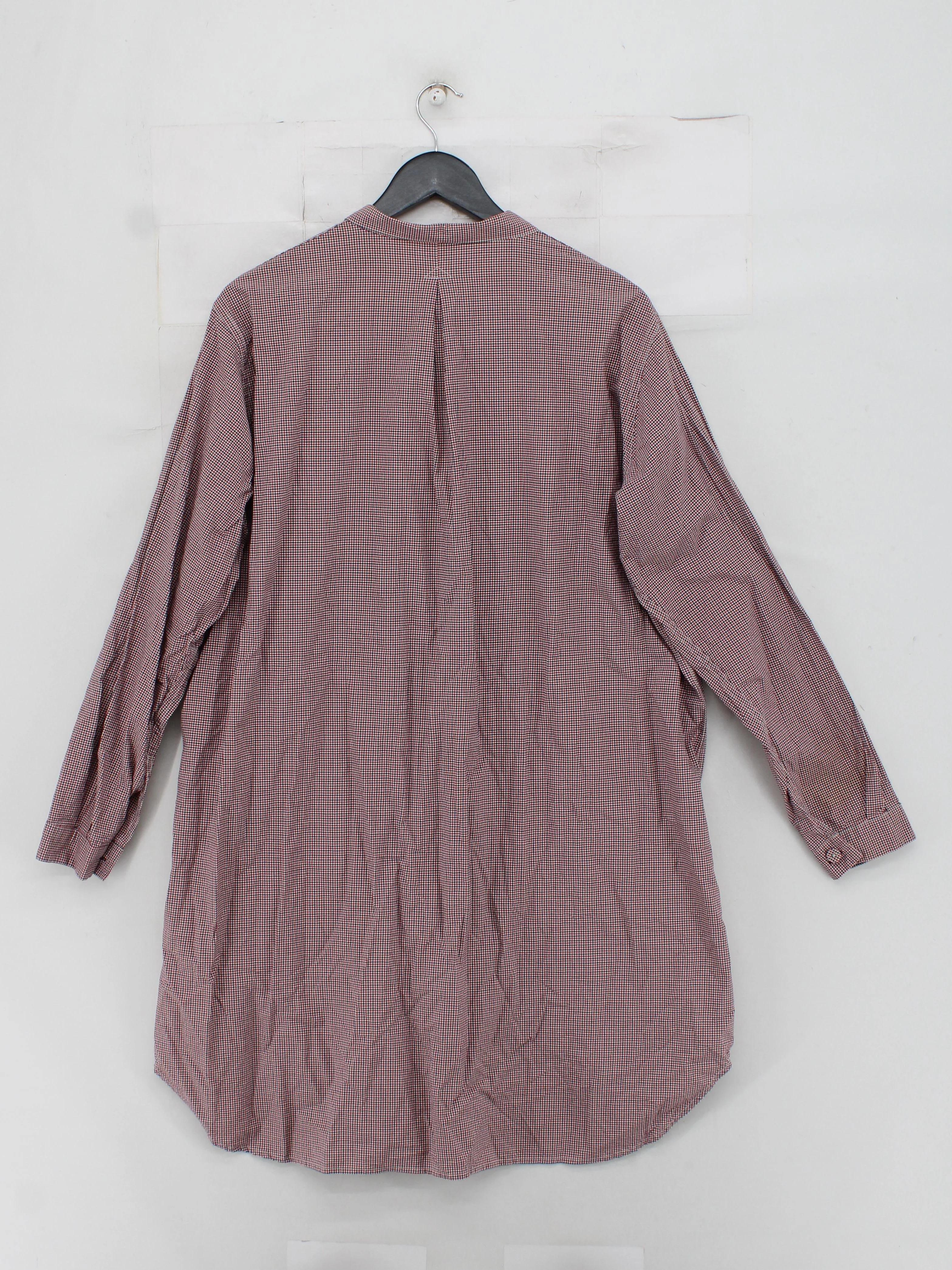 Uniqlo Women's Shirt XL Multi Checkered 100% Cotton Long Sleeve Collared Basic - Image 2