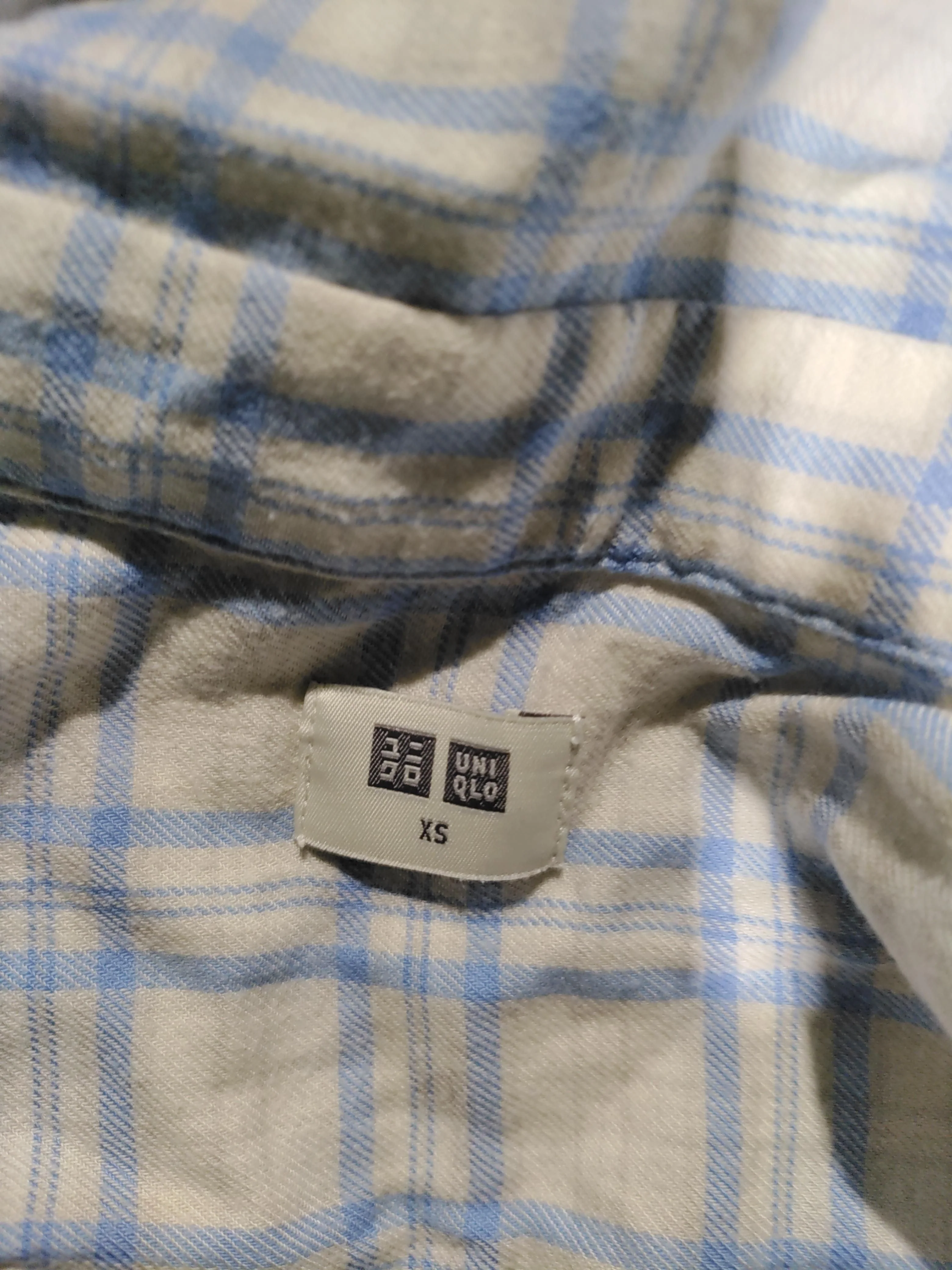 Uniqlo Women's Shirt XS Multi Cotton with Acrylic, Viscose Basic - Image 5