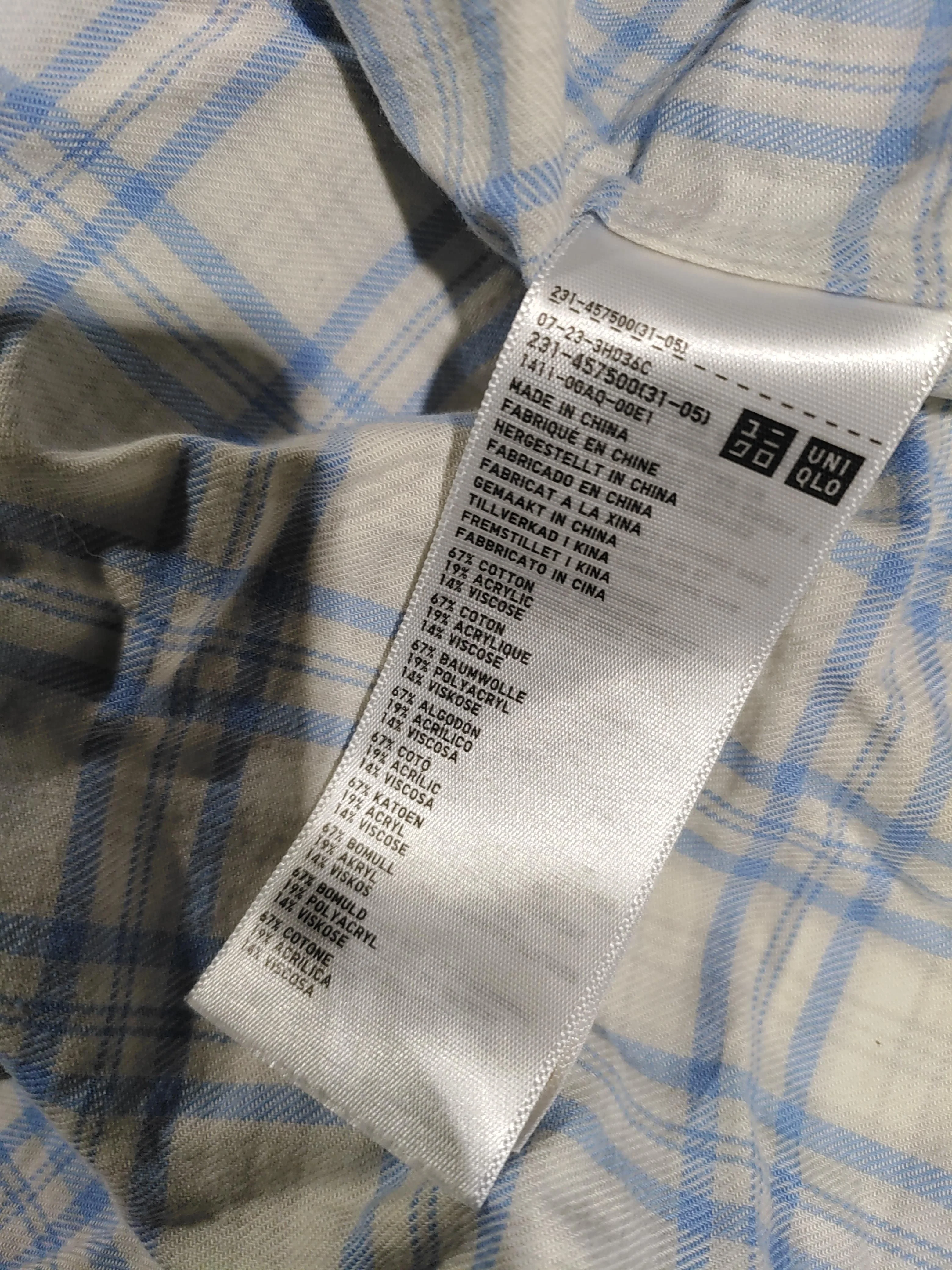 Uniqlo Women's Shirt XS Multi Cotton with Acrylic, Viscose Basic - Image 6