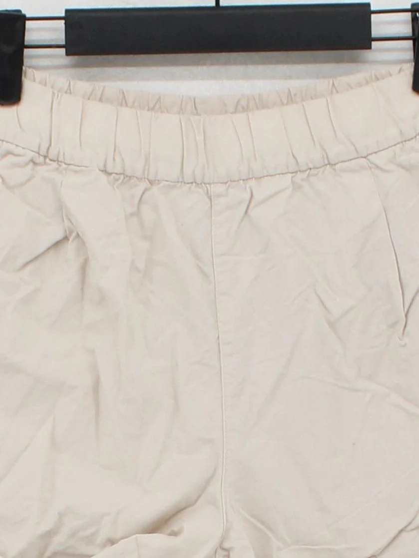 Uniqlo Women's Shorts S Cream 100% Cotton Sweat - Image 3