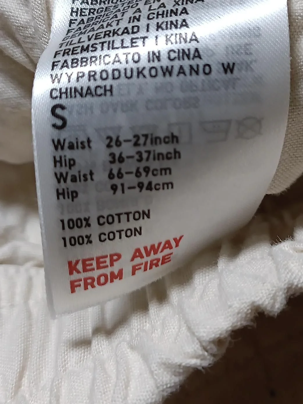 Uniqlo Women's Shorts S Cream 100% Cotton Sweat - Image 6