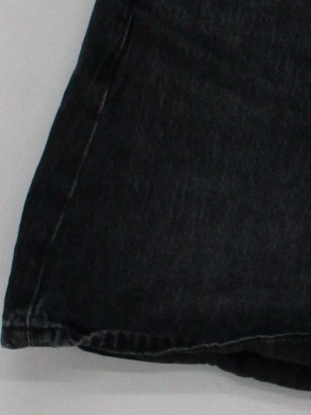 Uniqlo Women's Shorts W 28 in Black 100% Cotton Mom - Image 4