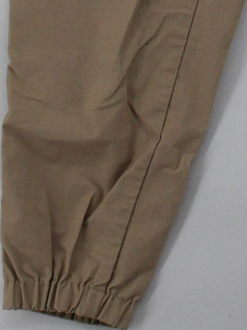 Uniqlo Women's Sports Bottoms M Tan Polyester with Cotton, Elastane Sweatpants - Image 4