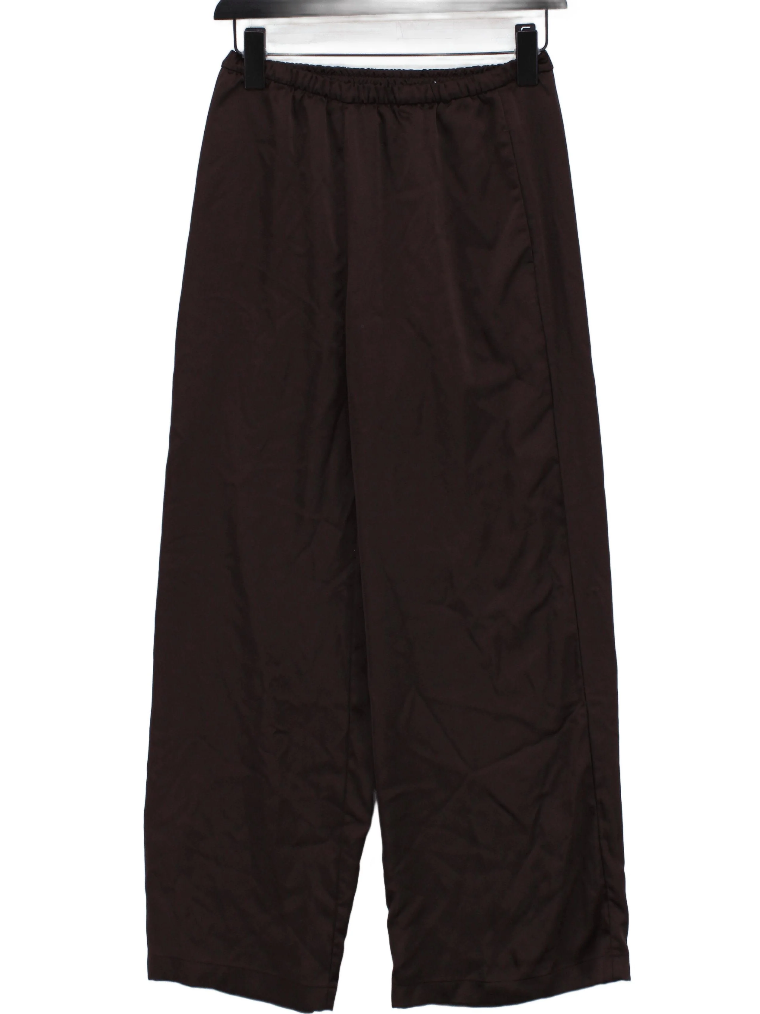 Uniqlo Women's Sports Bottoms S Brown 100% Polyester Sweatpants