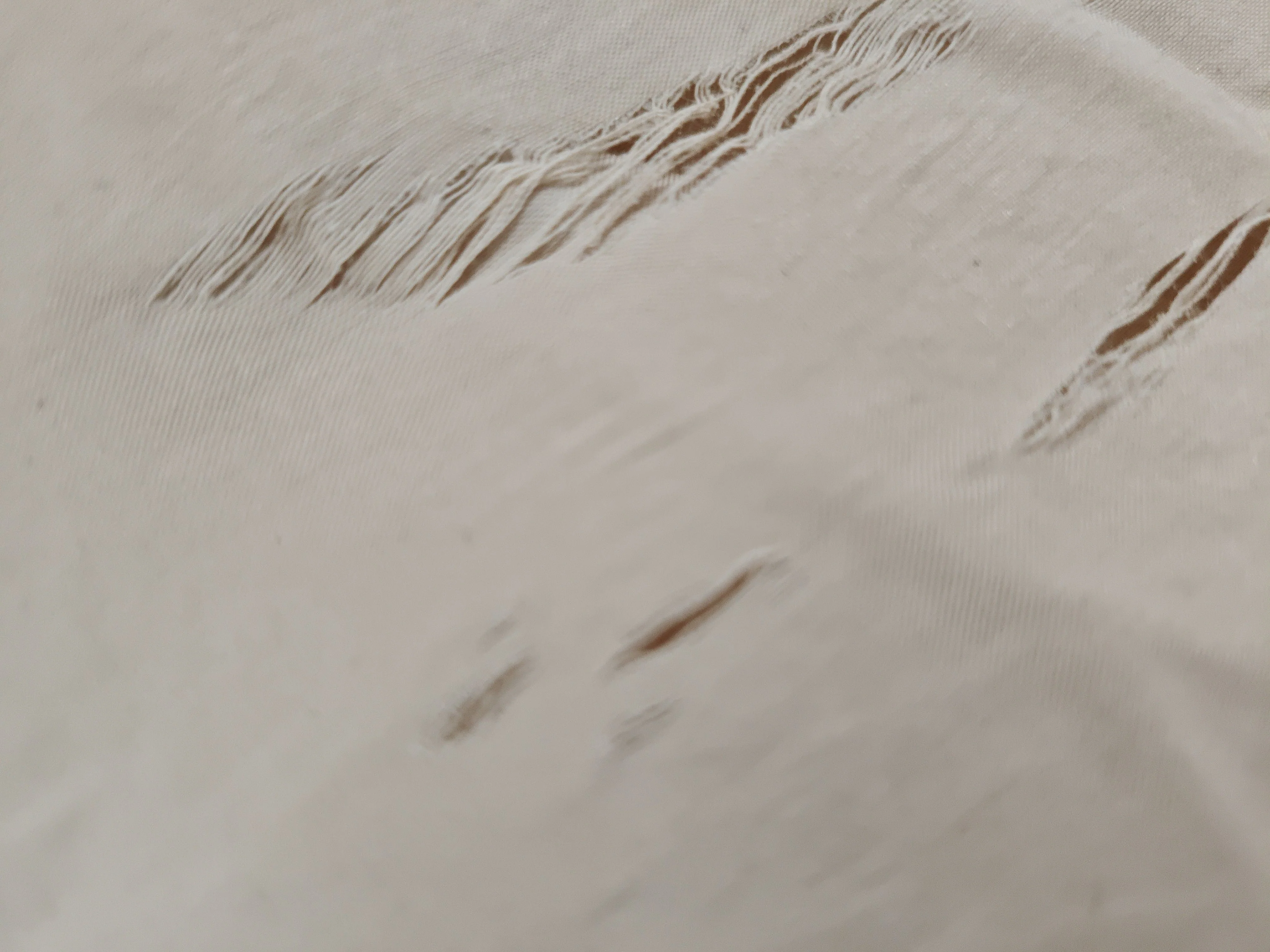 Uniqlo Women's Sports Bottoms S Cream Cotton with Polyamide Tapered Sweatpants - Image 5
