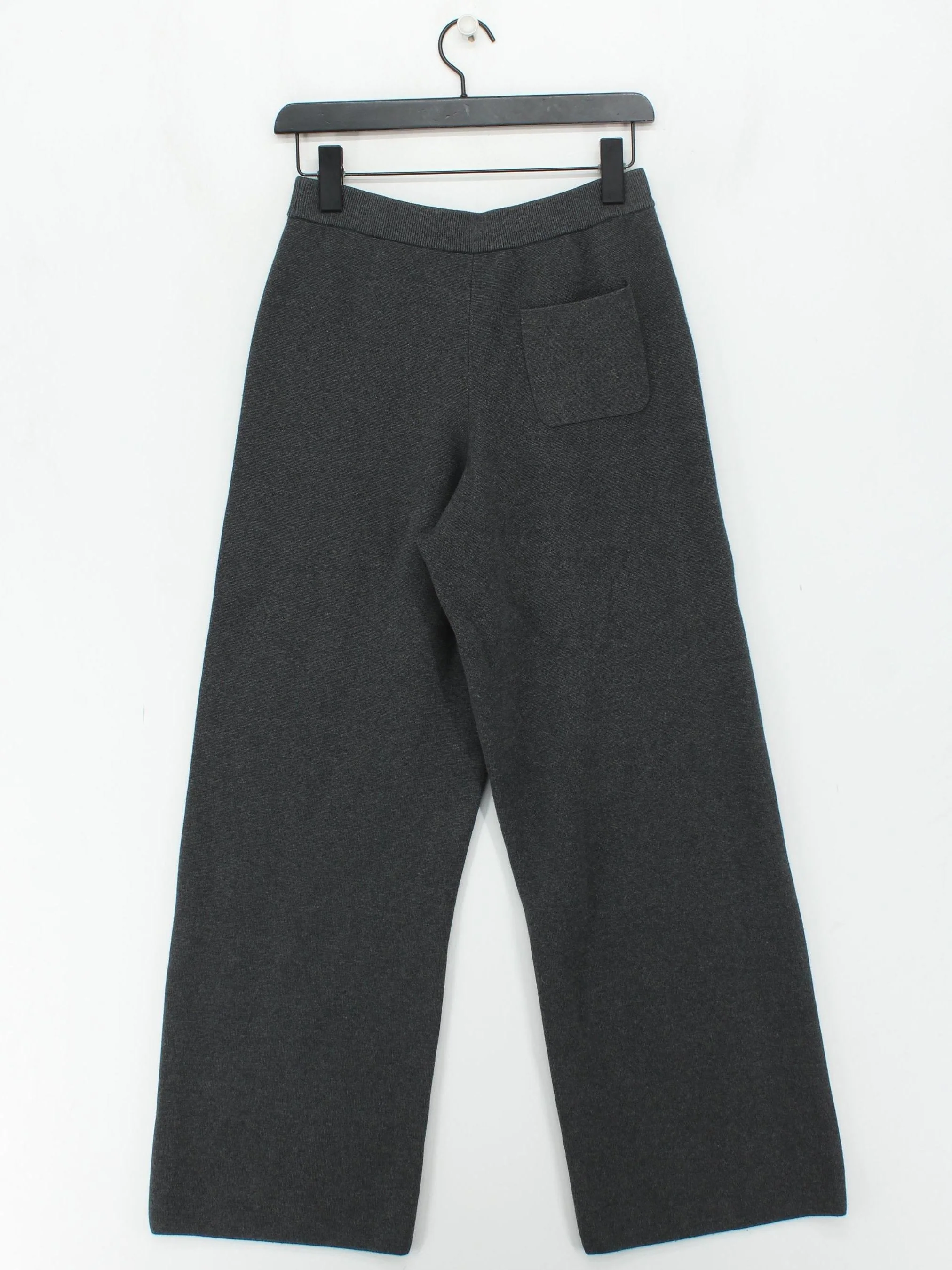Uniqlo Women's Sports Bottoms S Grey Cotton with Polyester, Viscose Sweatpants - Image 2