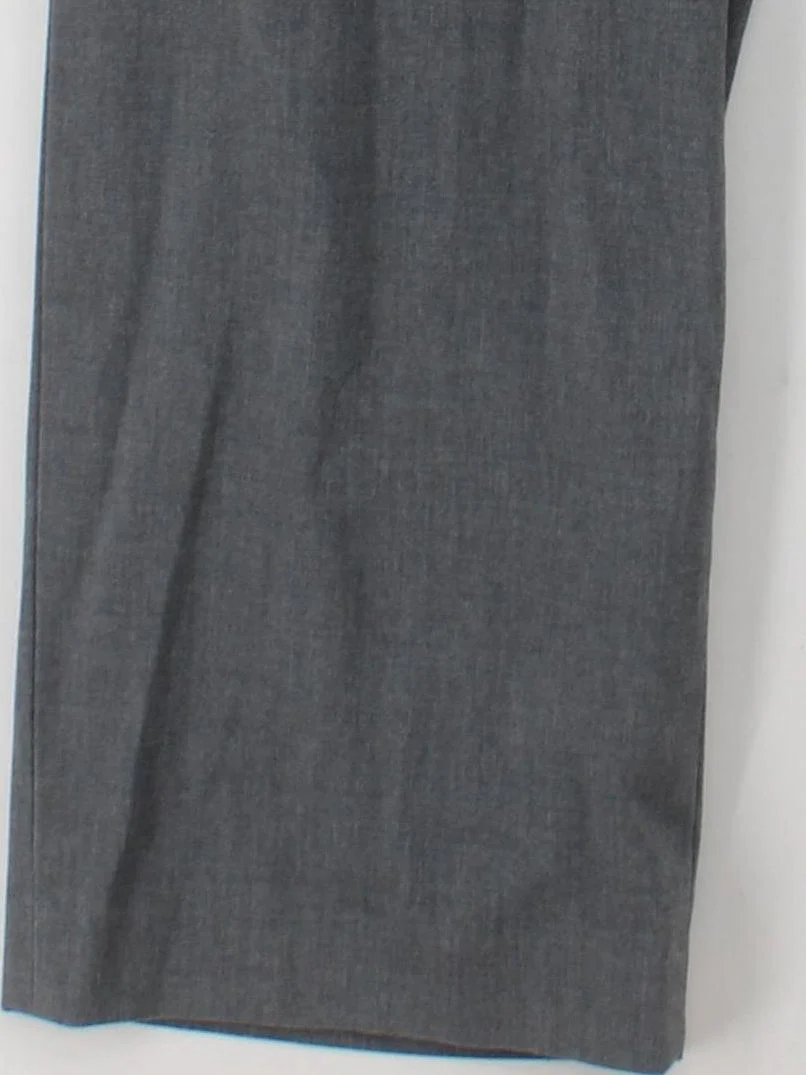 Uniqlo Women's Suit Trousers S Grey Polyester with Viscose, Elastane Dress Pants - Image 4