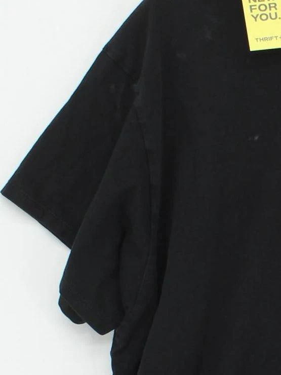 Uniqlo Women's T-Shirt M Black 100% Cotton Short Sleeve Round Neck Basic - Image 4