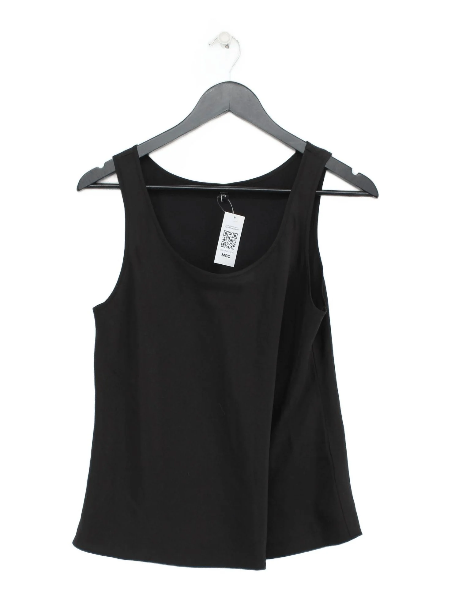 Uniqlo Women's T-Shirt M Black Polyester with Elastane Basic