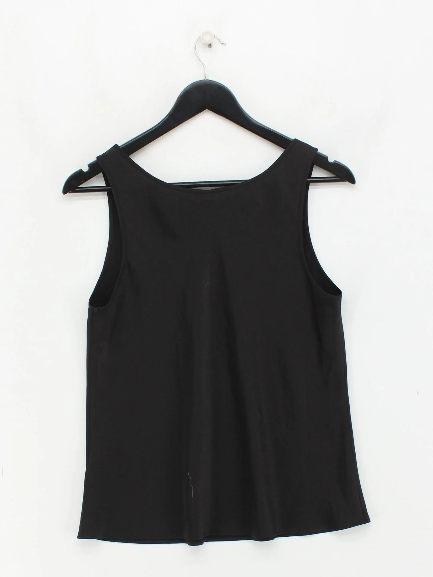 Uniqlo Women's T-Shirt M Black Polyester with Elastane Basic - Image 2