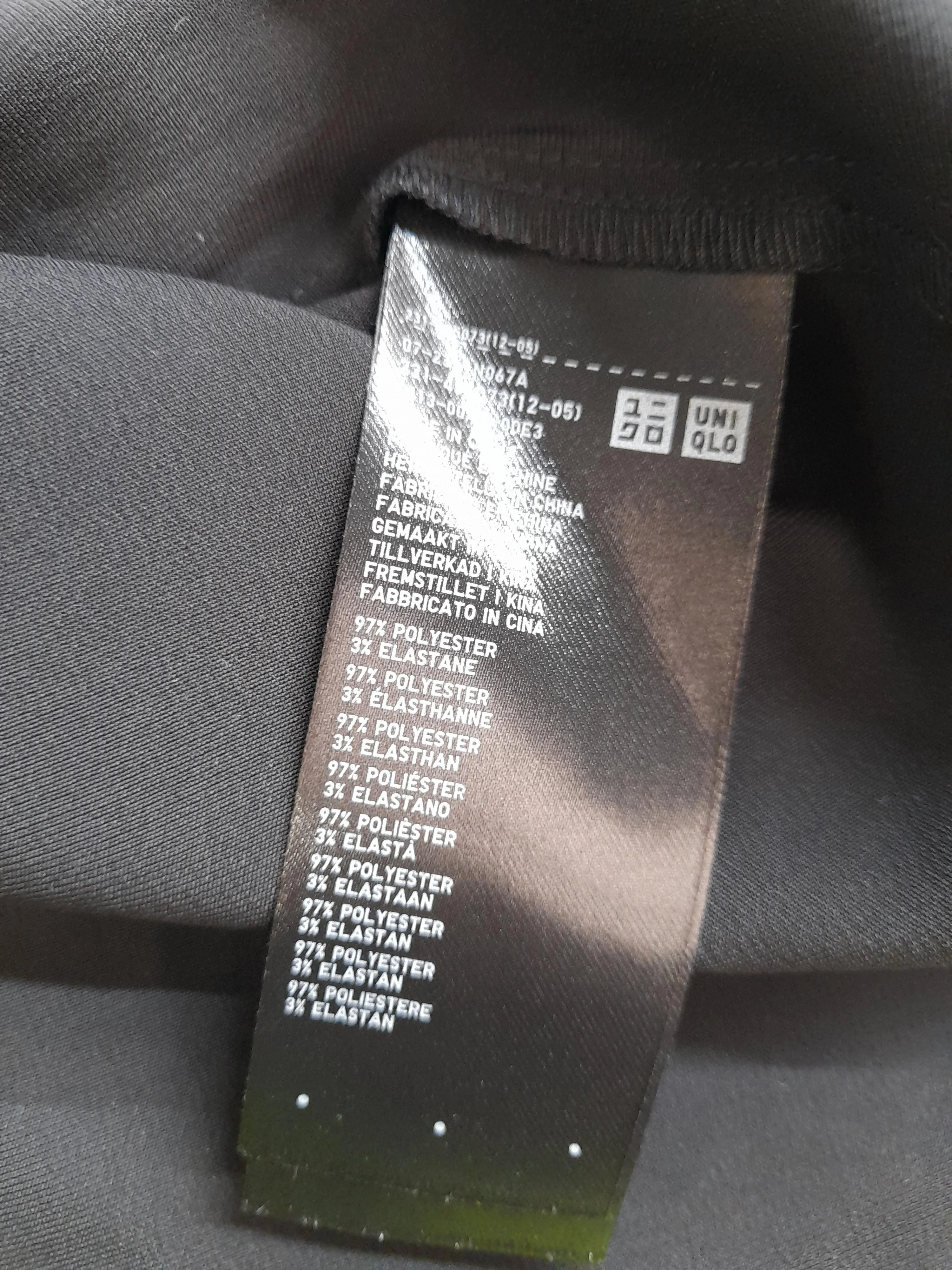 Uniqlo Women's T-Shirt M Black Polyester with Elastane Camisole - Image 6