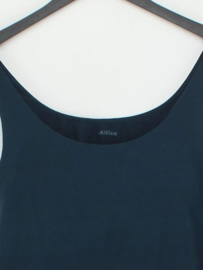 Uniqlo Women's T-Shirt M Blue Polyester - Image 3