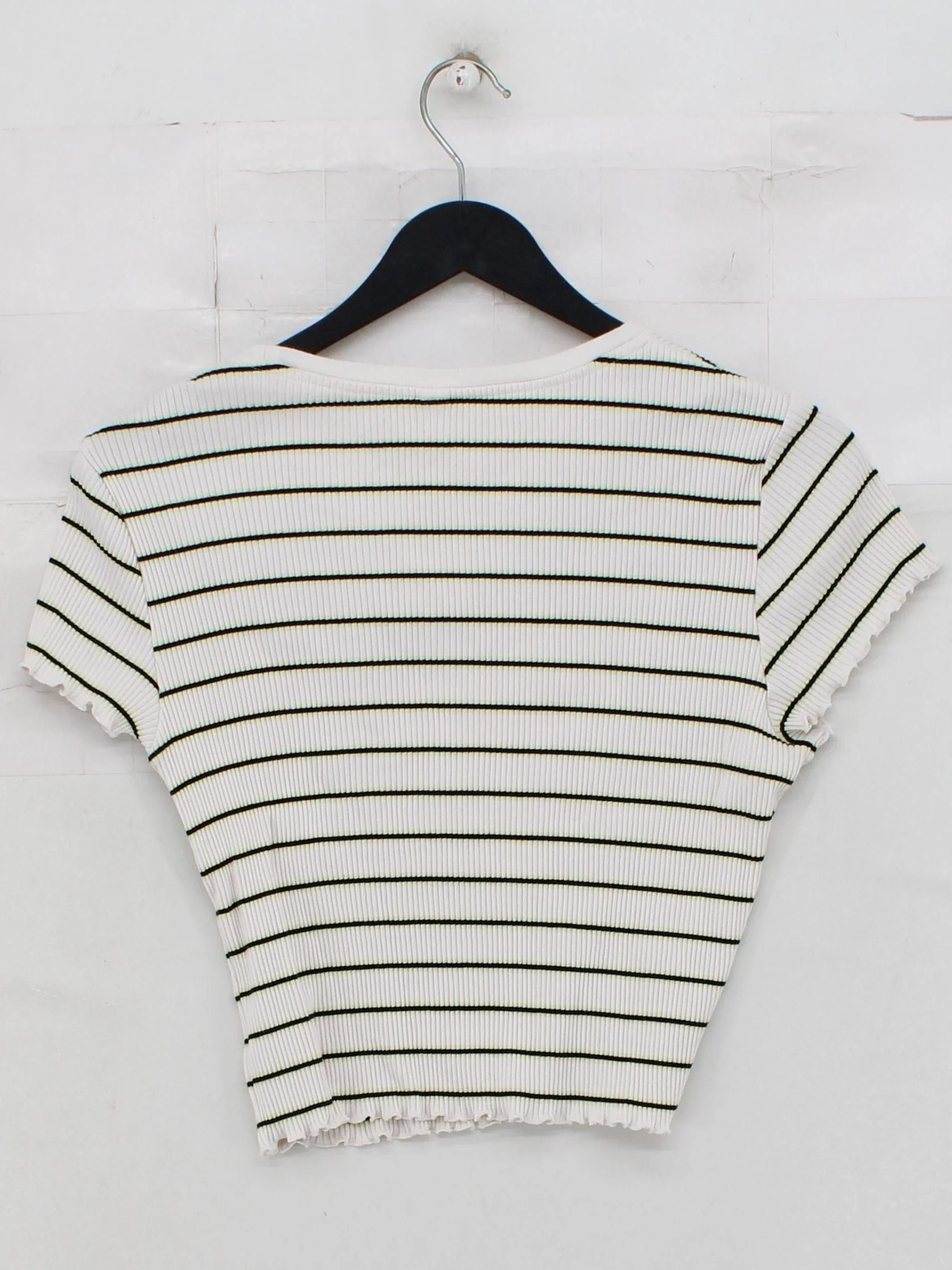 Uniqlo Women's T-Shirt M Multi Cotton with Elastane Basic - Image 2