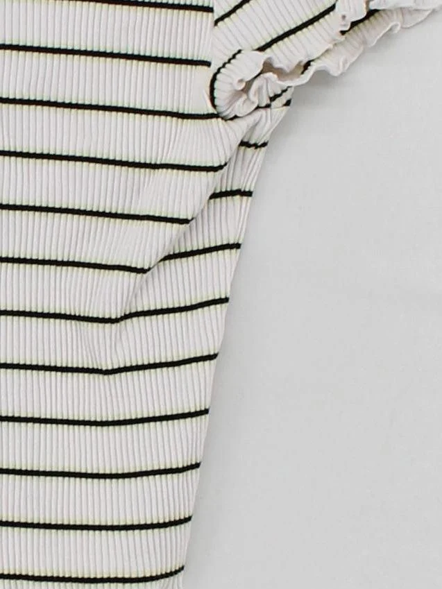 Uniqlo Women's T-Shirt M Multi Cotton with Elastane Basic - Image 4
