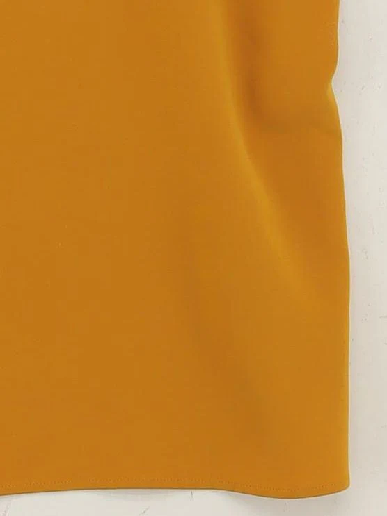 Uniqlo Women's T-Shirt M Yellow 100% Other Sleeveless Square Neck Camisole - Image 4