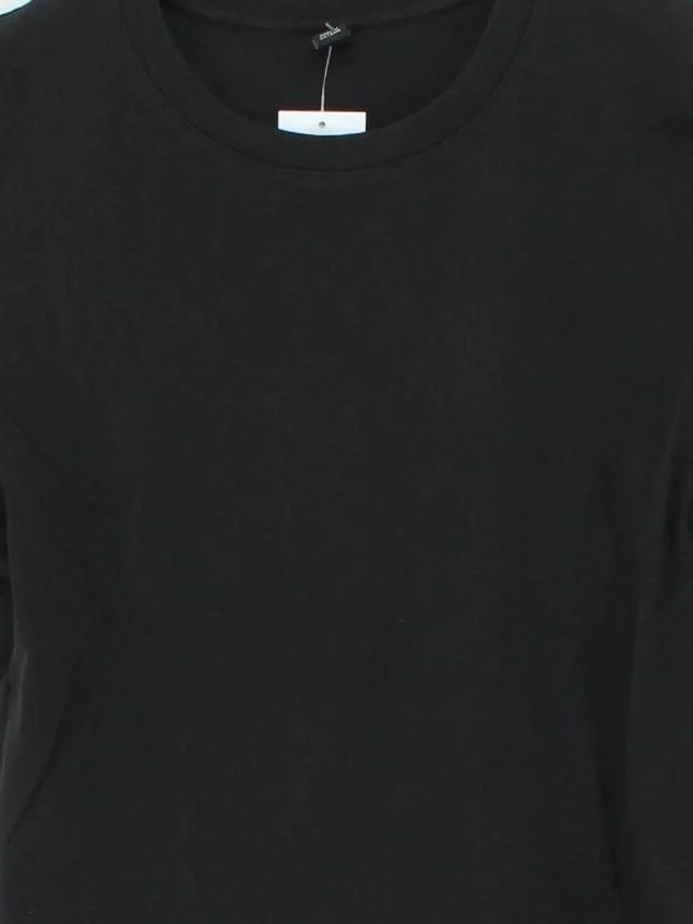 Uniqlo Women's T-Shirt S Black Cotton with Elastane Basic - Image 3