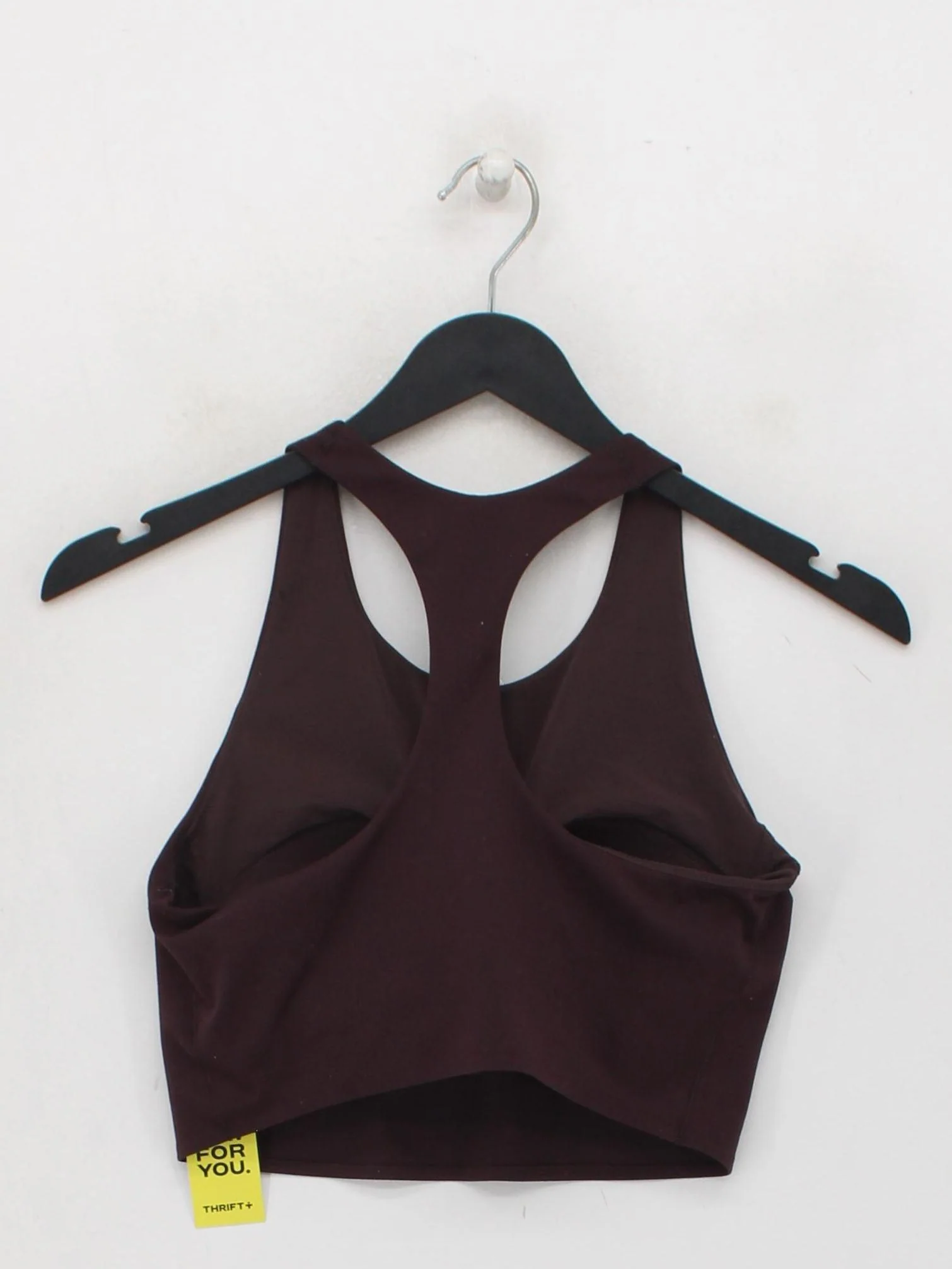 Uniqlo Women's T-Shirt S Brown Polyester with Elastane, Polyamide Basic - Image 2