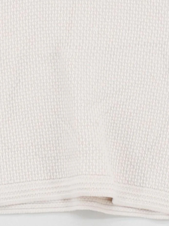 Uniqlo Women's T-Shirt S Cream 100% Other Sleeveless Round Neck Basic - Image 4