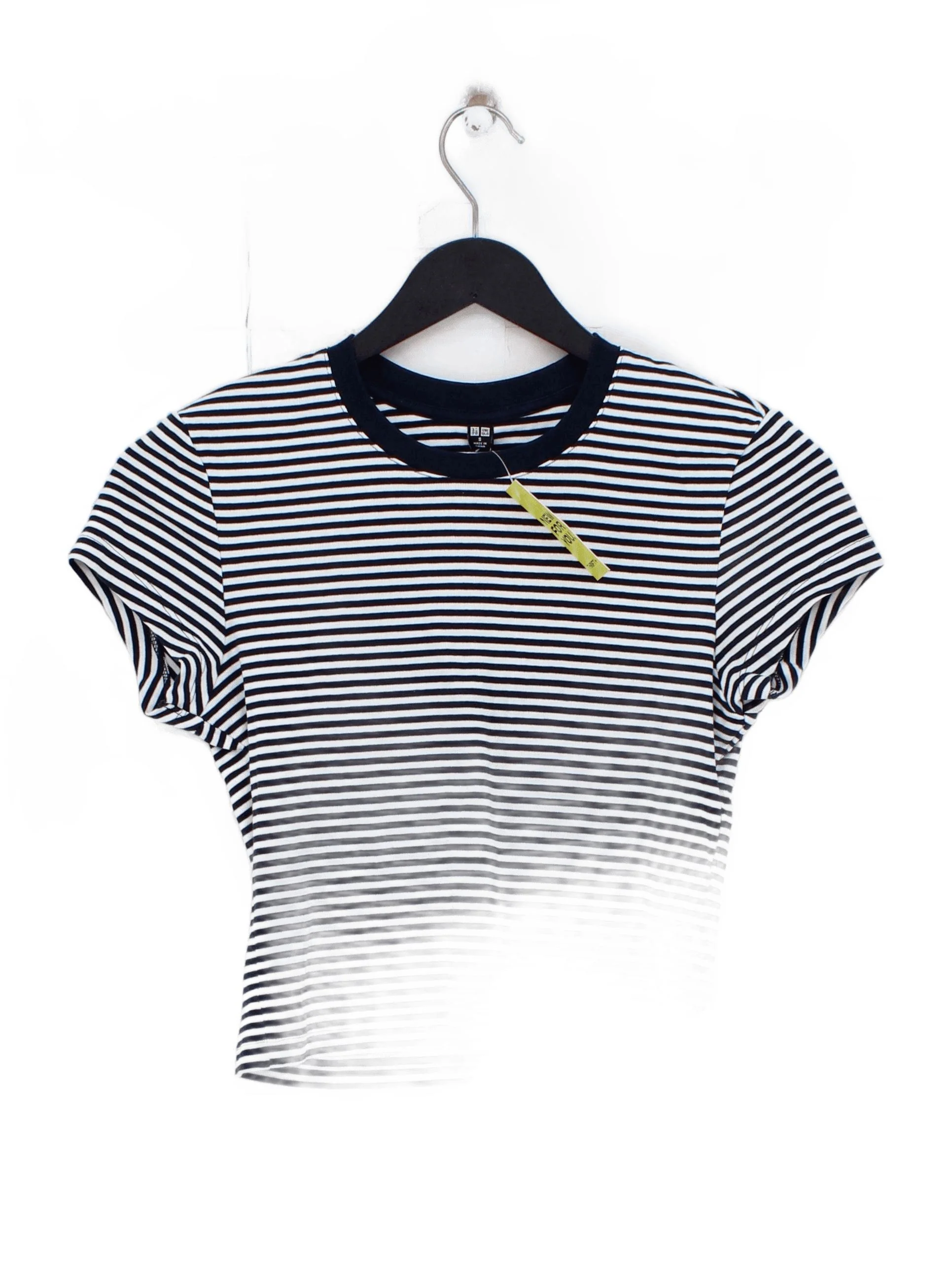 Uniqlo Women's T-Shirt S Multi Cotton with Elastane Basic