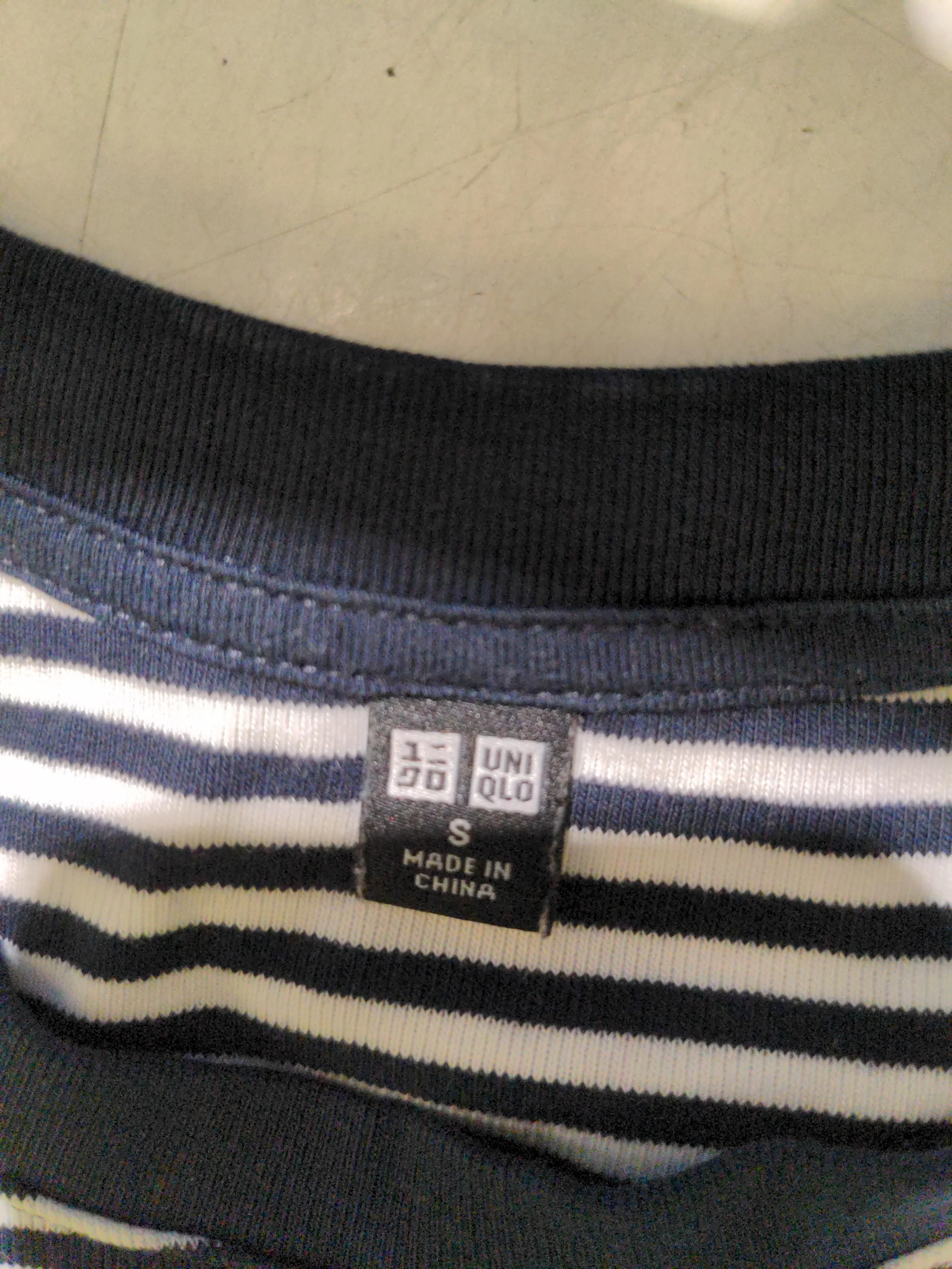 Uniqlo Women's T-Shirt S Multi Cotton with Elastane Basic - Image 5