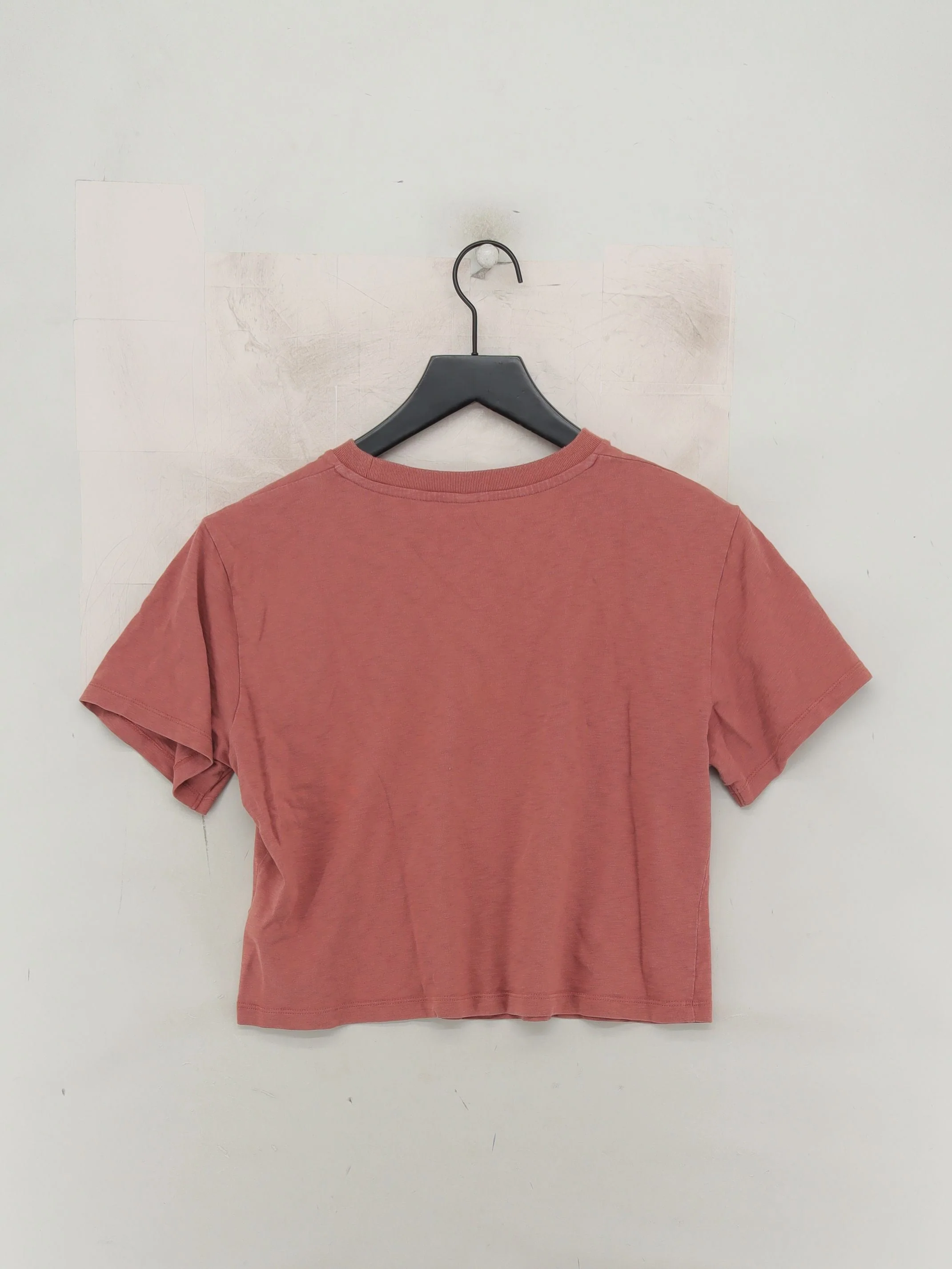 Uniqlo Women's T-Shirt S Pink 100% Cotton Short Sleeve Round Neck Basic - Image 2