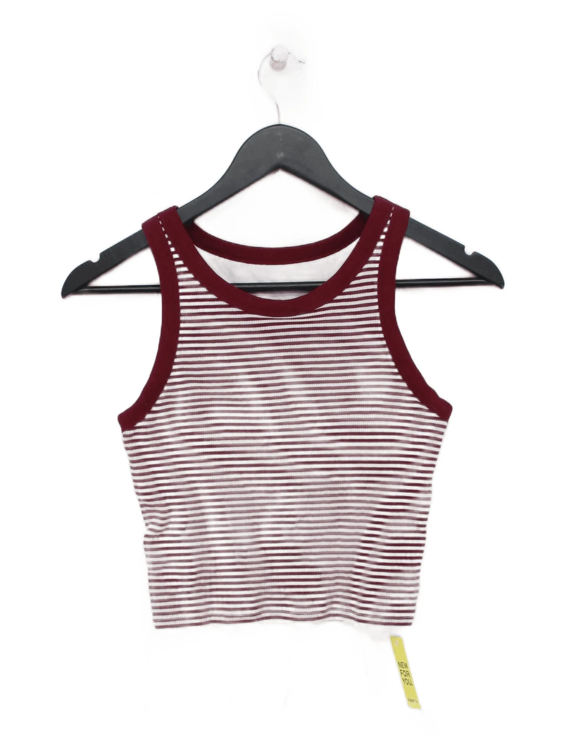 Uniqlo Women's T-Shirt S Red Cotton with Elastane, Polyester Basic