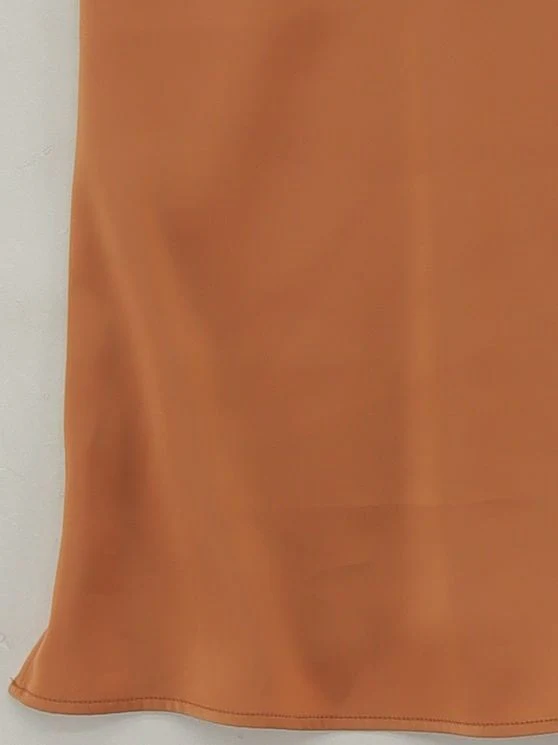 Uniqlo Women's T-Shirt S Tan Polyester with Elastane Sleeveless V-Neck Camisole - Image 4