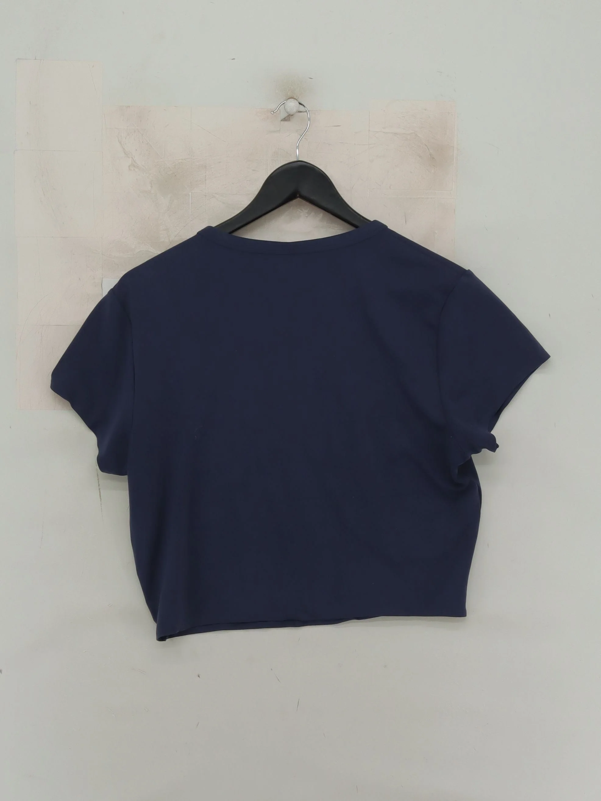 Uniqlo Women's T-Shirt XL Blue Polyester with Elastane Basic - Image 2