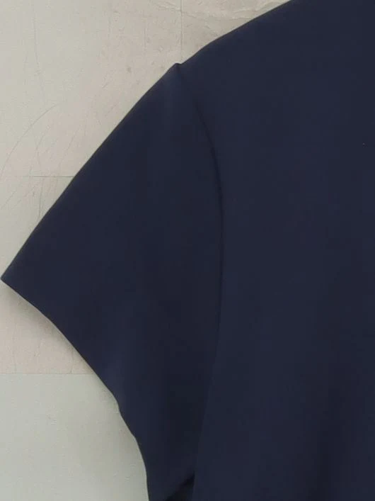 Uniqlo Women's T-Shirt XL Blue Polyester with Elastane Basic - Image 4