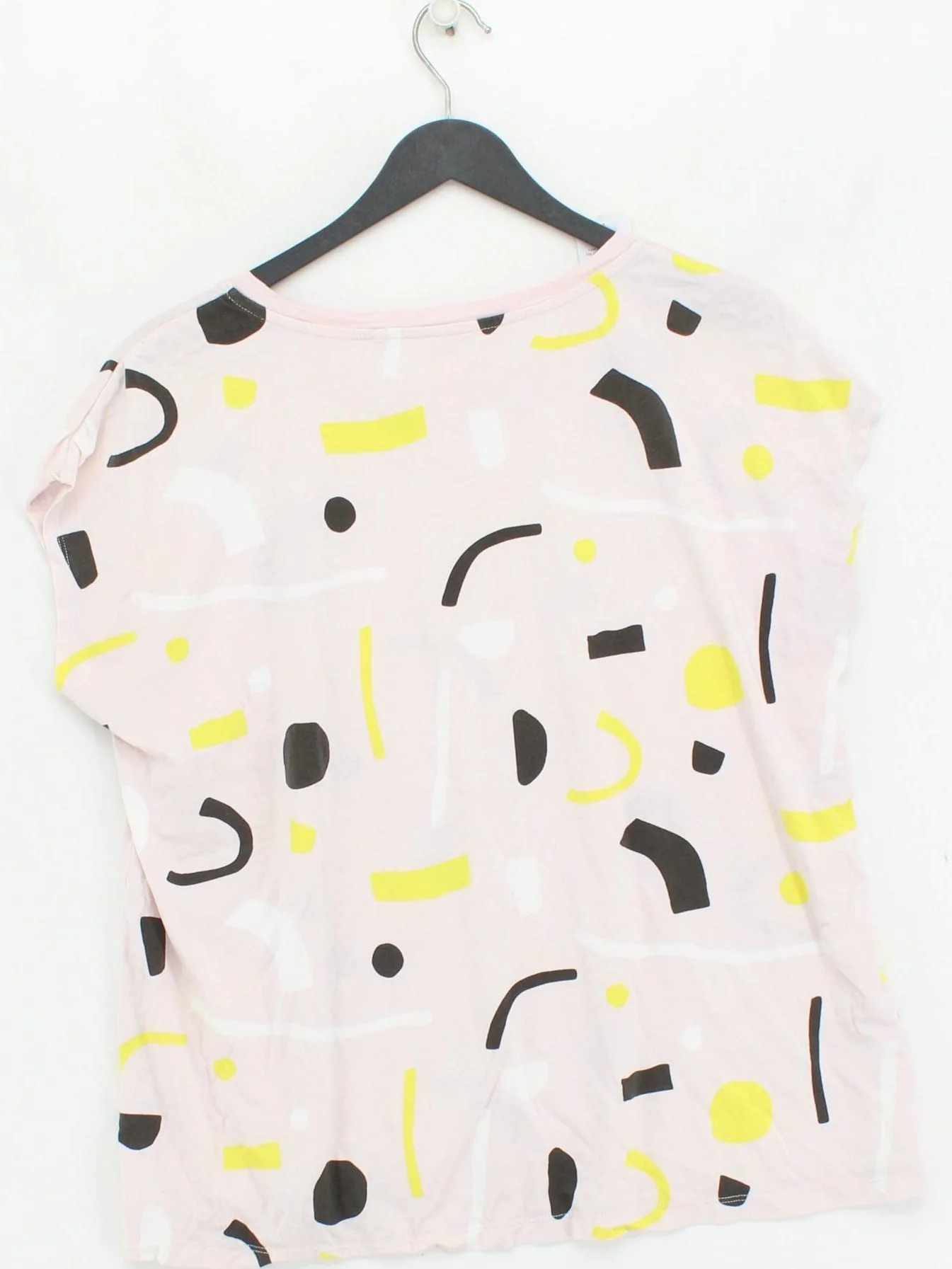 Uniqlo Women's T-Shirt XL Pink Cotton with Lyocell Modal Basic - Image 2
