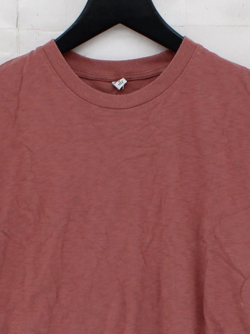 Uniqlo Women's T-Shirt XS Red 100% Cotton Short Sleeve Round Neck Basic - Image 3