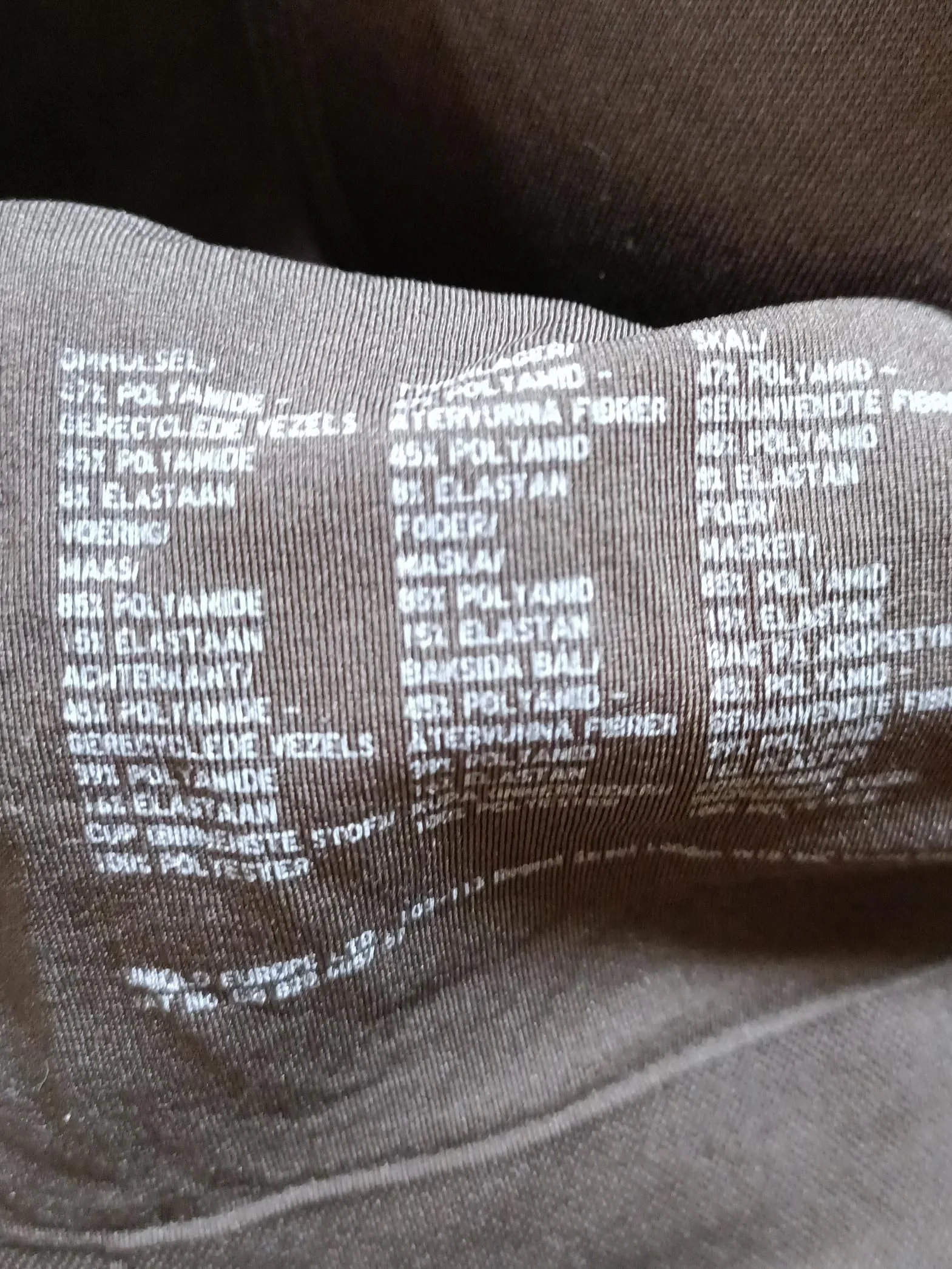 Uniqlo Women's Top M Brown Polyamide with Elastane Basic - Image 6