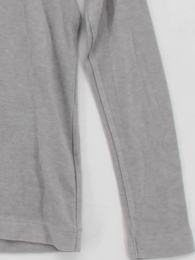 Uniqlo Women's Top M Grey Acrylic with Rayon Long Sleeve High Neck Basic - Image 4