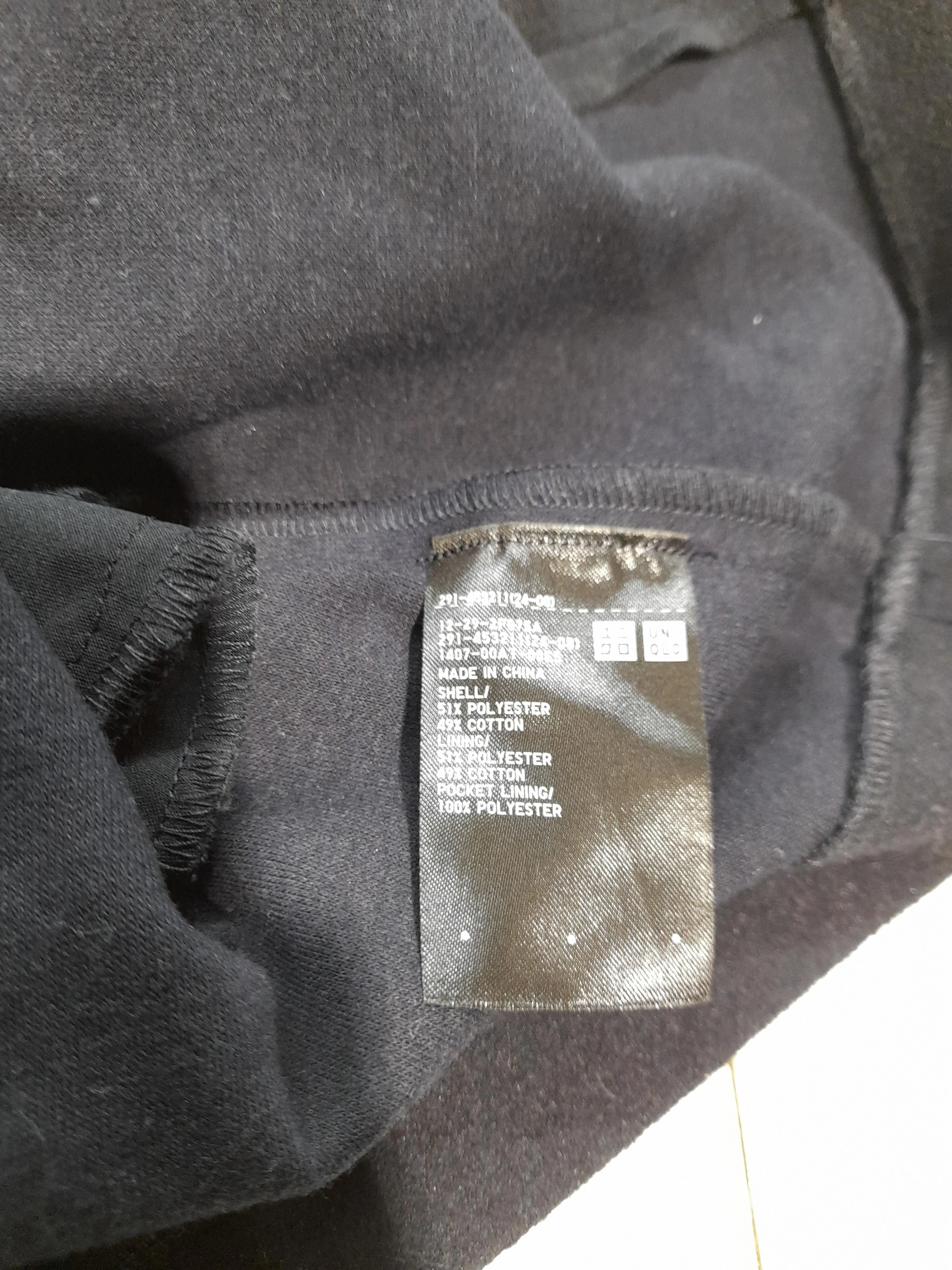 Uniqlo Women's Top S Black Polyester with Cotton Sleeveless Round Neck Basic - Image 6