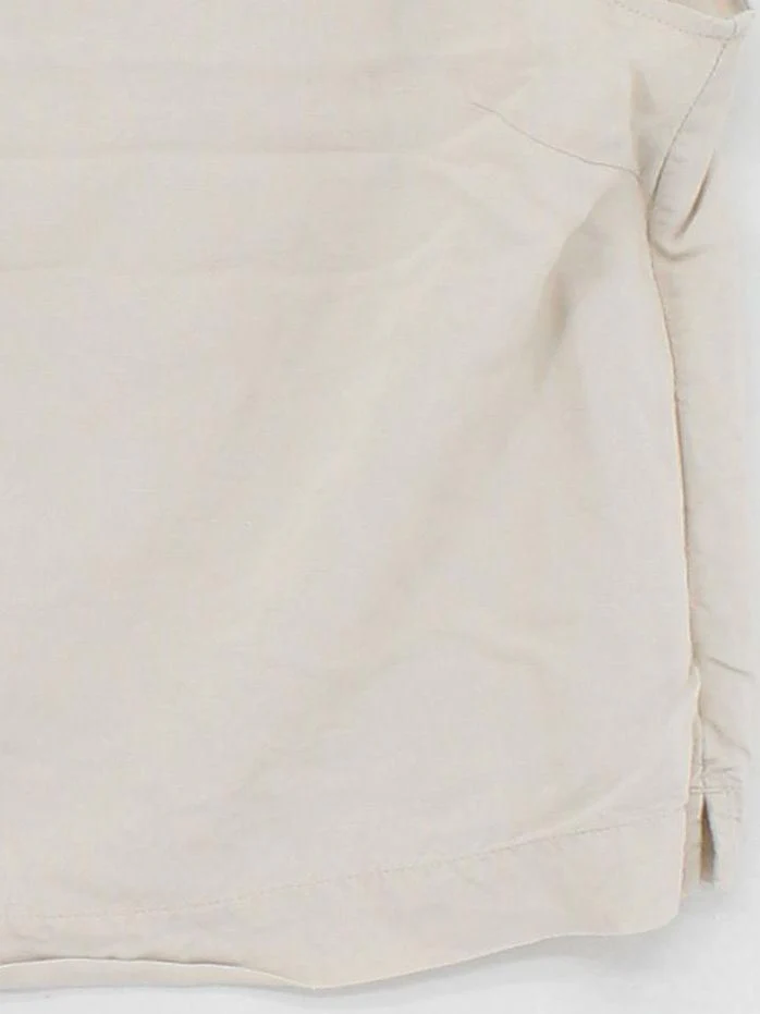 Uniqlo Women's Top S Cream 100% Other Sleeveless Round Neck Basic - Image 4