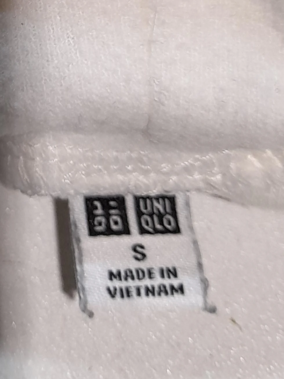 Uniqlo Women's Top S White 100% Other Long Sleeve Roll Neck Basic - Image 5